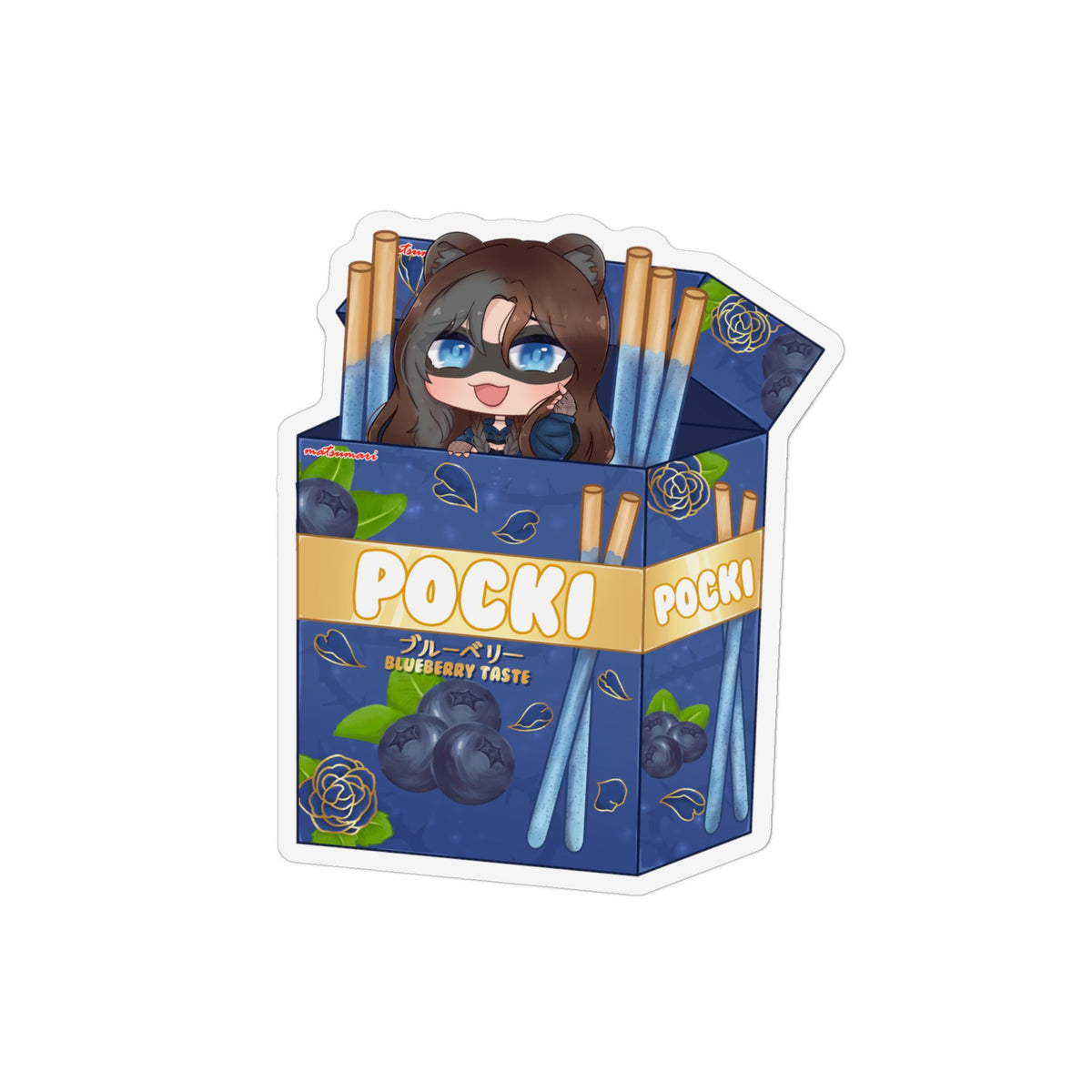 RozeyBlue "Pocki Rozey" Magnet