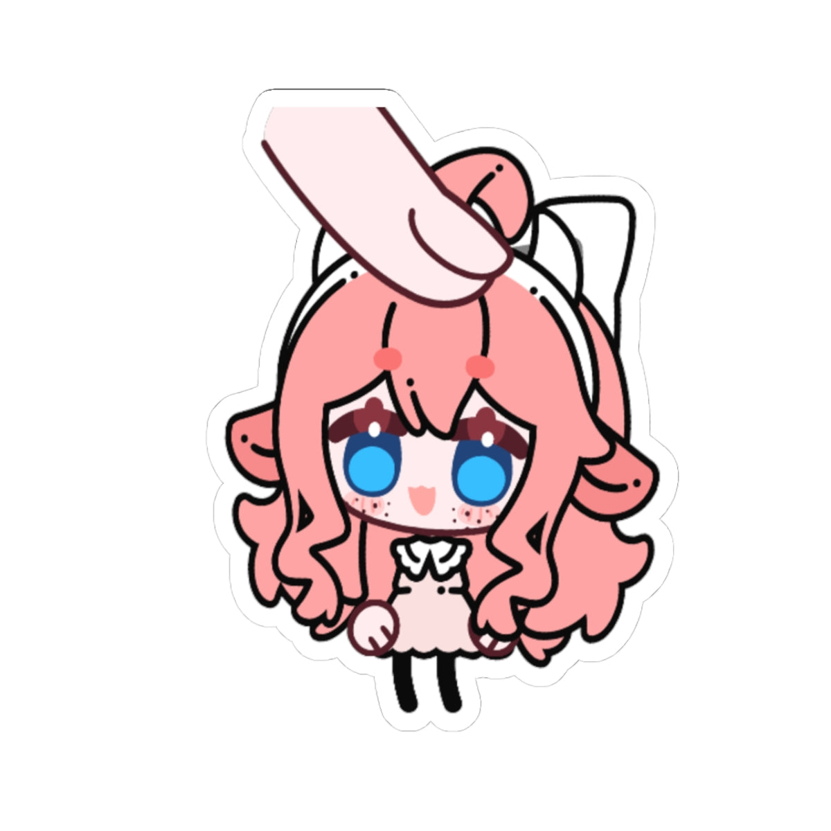 StrawberryMilkMaid "Poke" Sticker