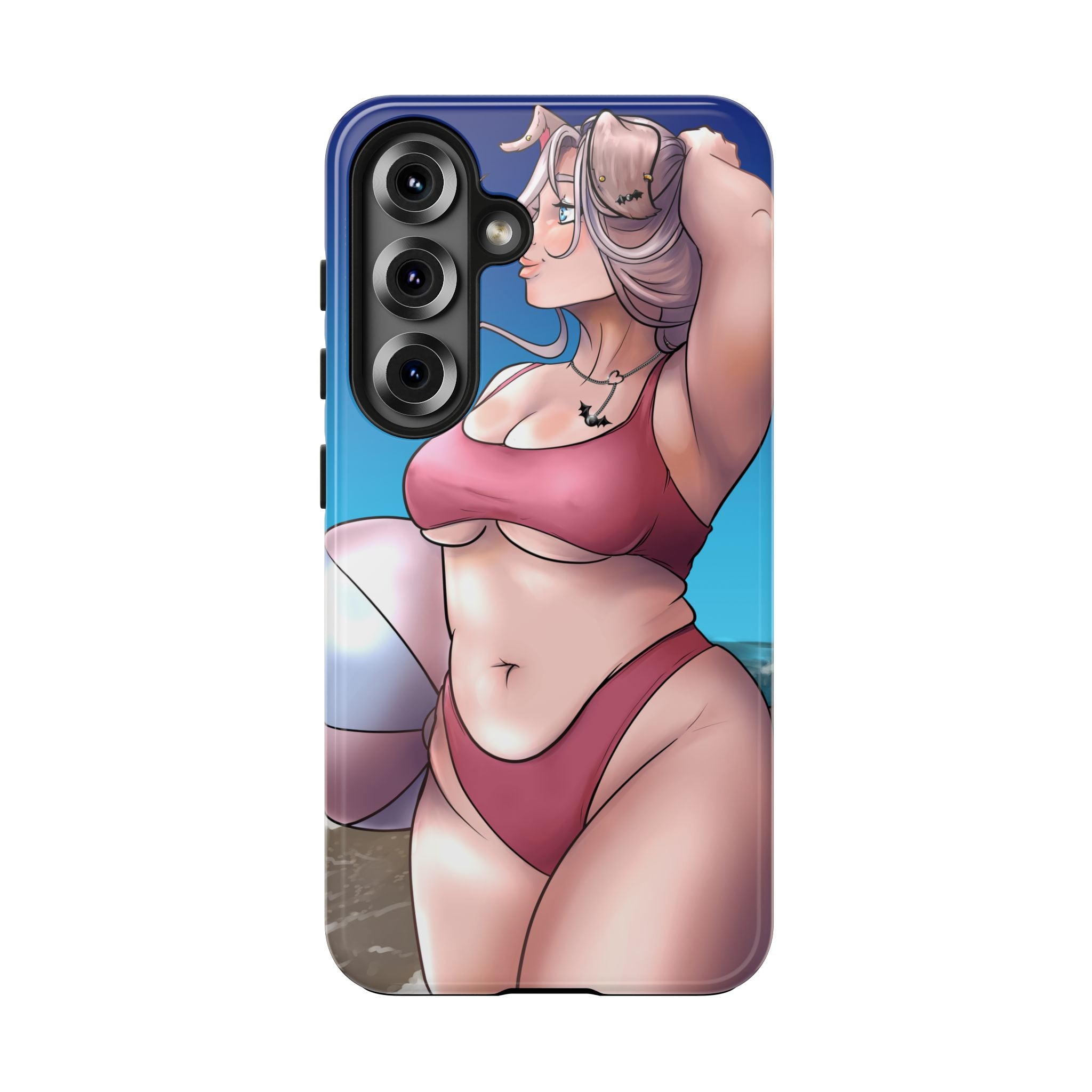 Luna Rainn "Beach Pup" Tough Phone Case