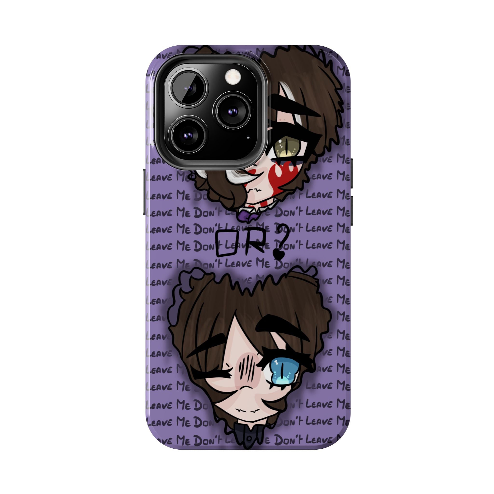 Renée Lysobore "Me or Them" Phone Case