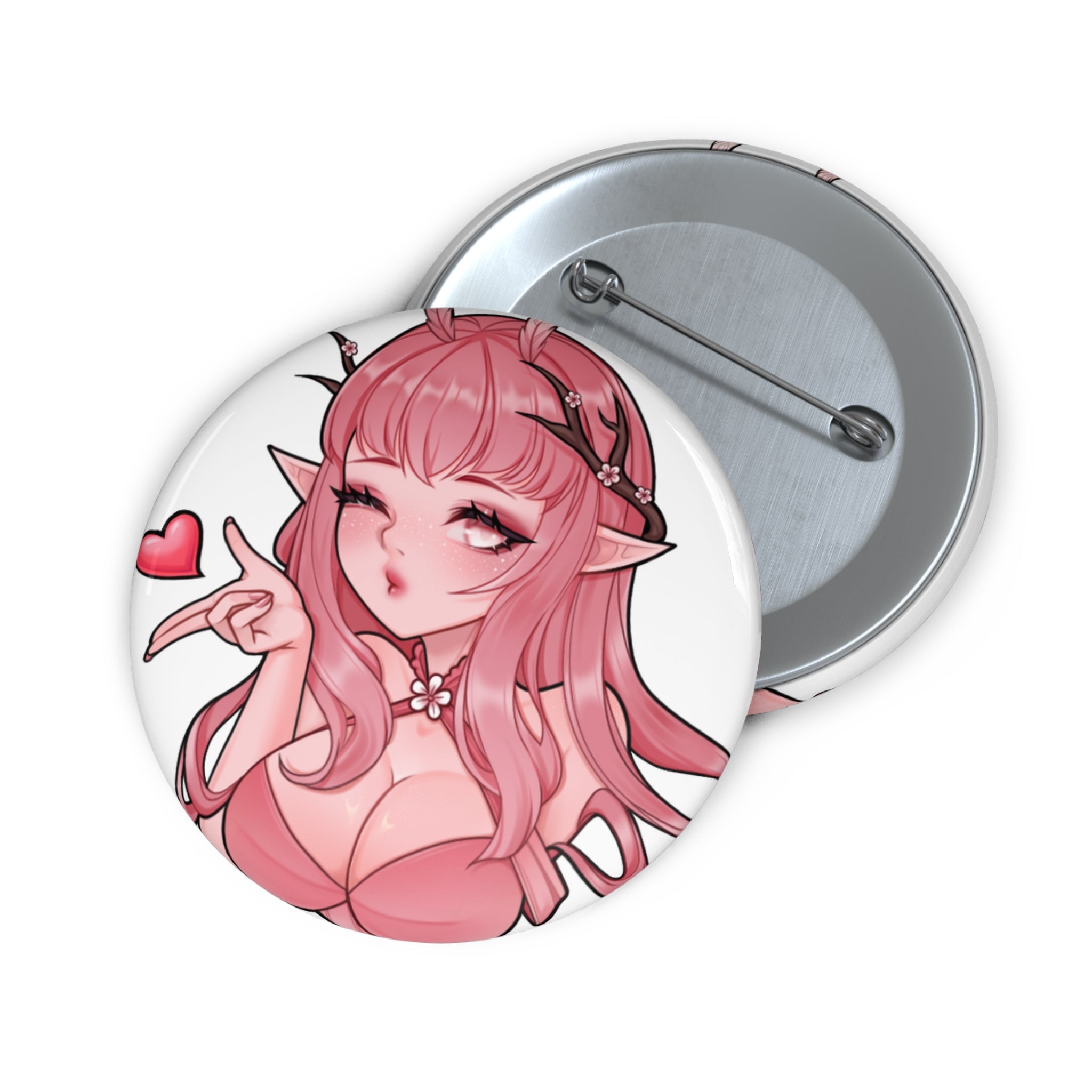 PrimRosalie "Chu~" Button Pin