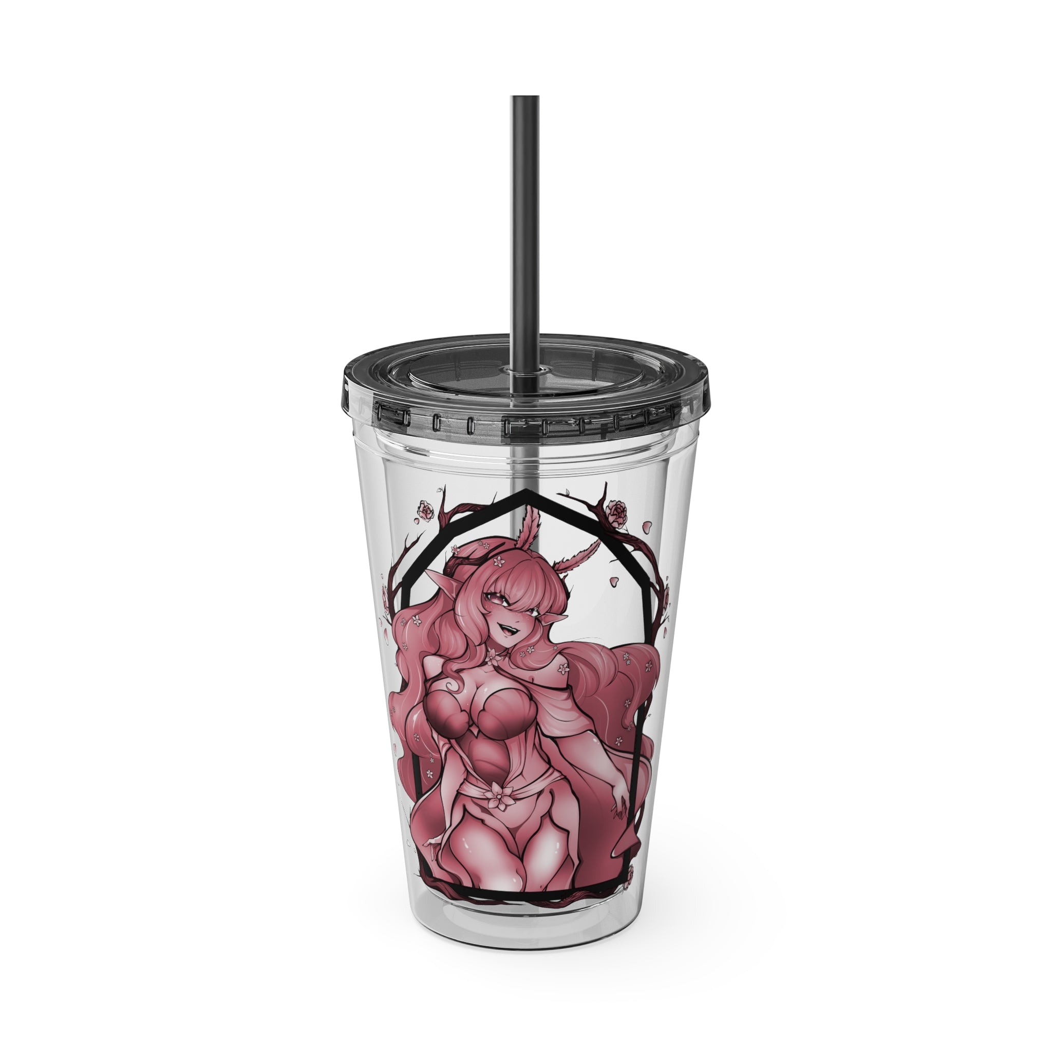 PrimRosalie "Rose Arbor" Acrylic Tumbler