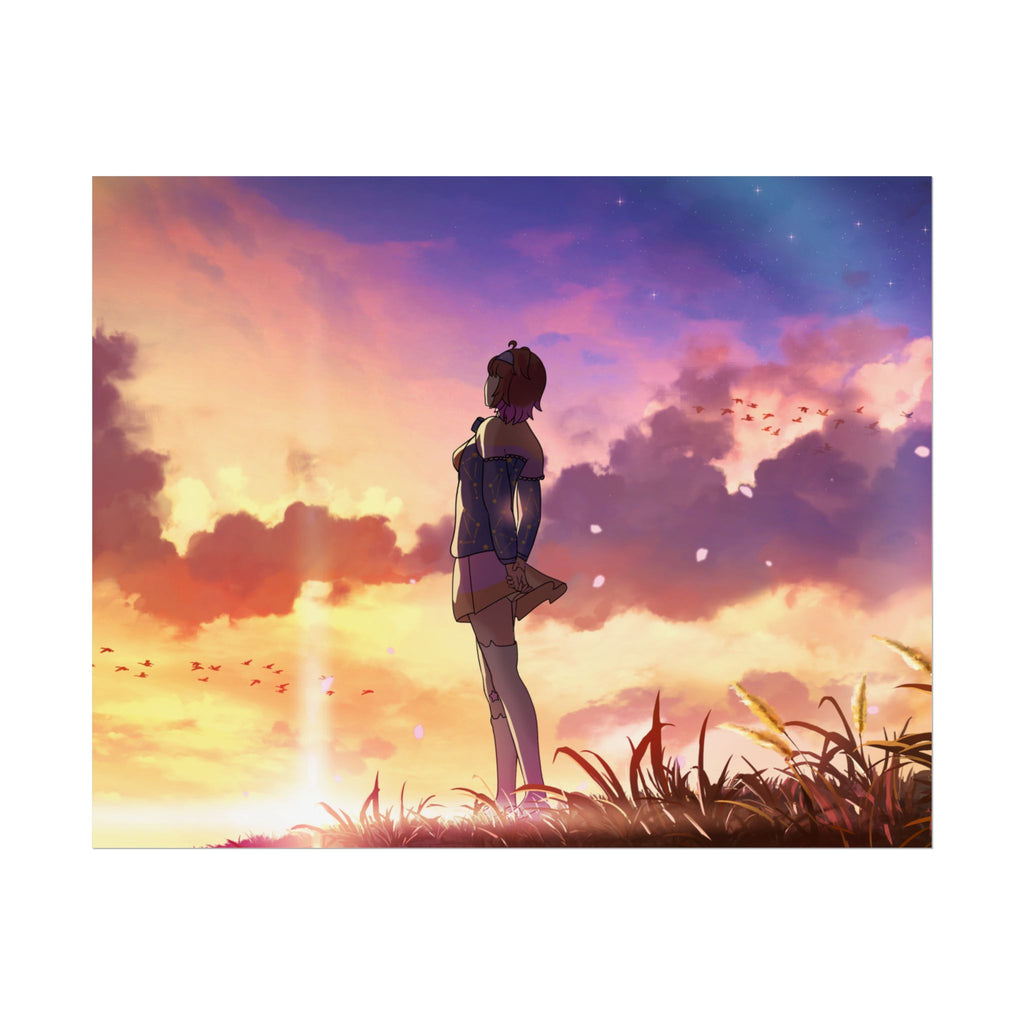 LunarNovaa "Petals at Dusk" Poster