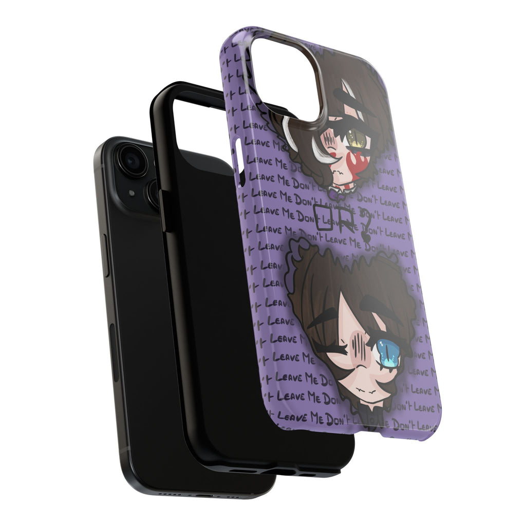 Renée Lysobore "Me or Them" Phone Case