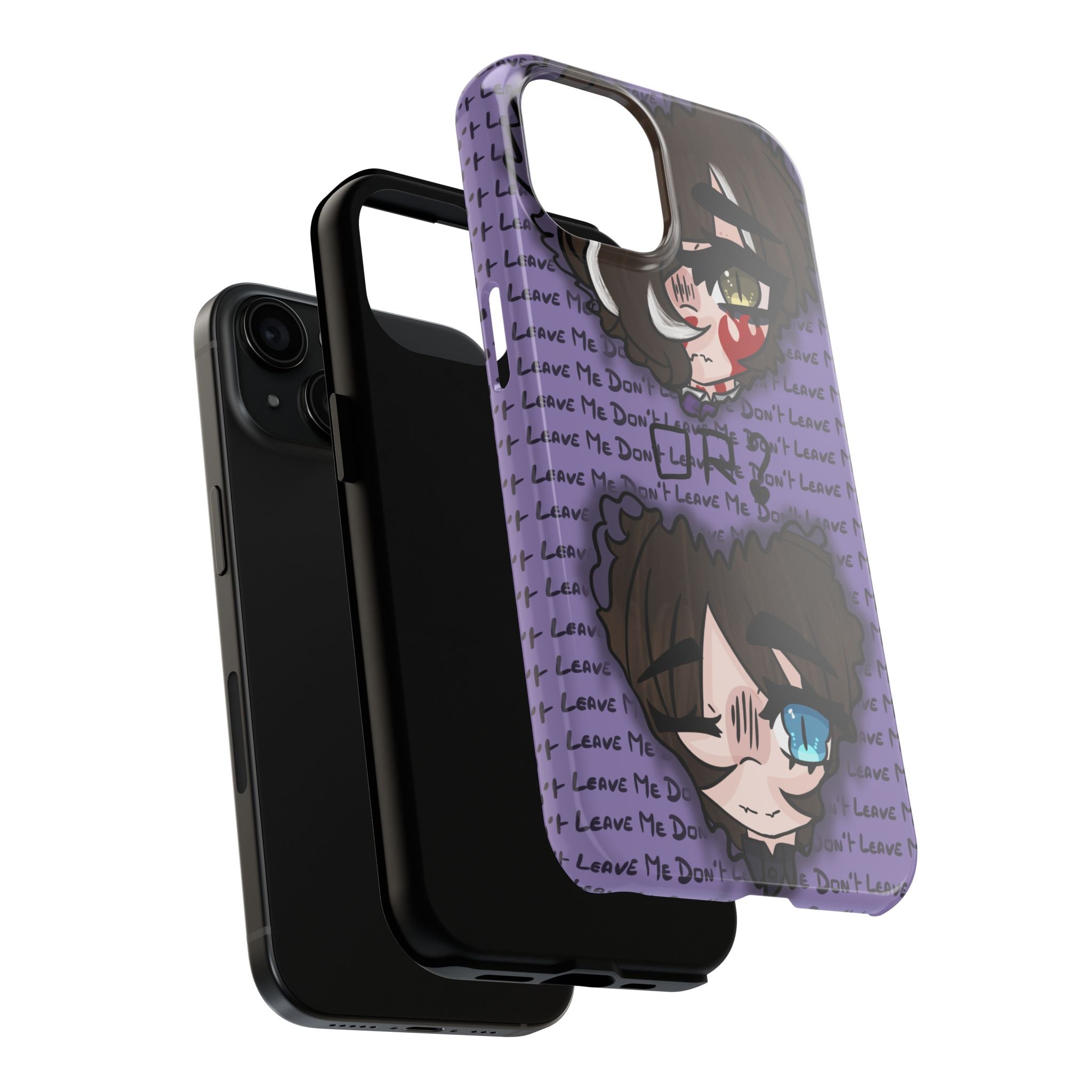 Renée Lysobore "Me or Them" Phone Case