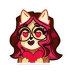 The Wise Doggo Hearts Sticker