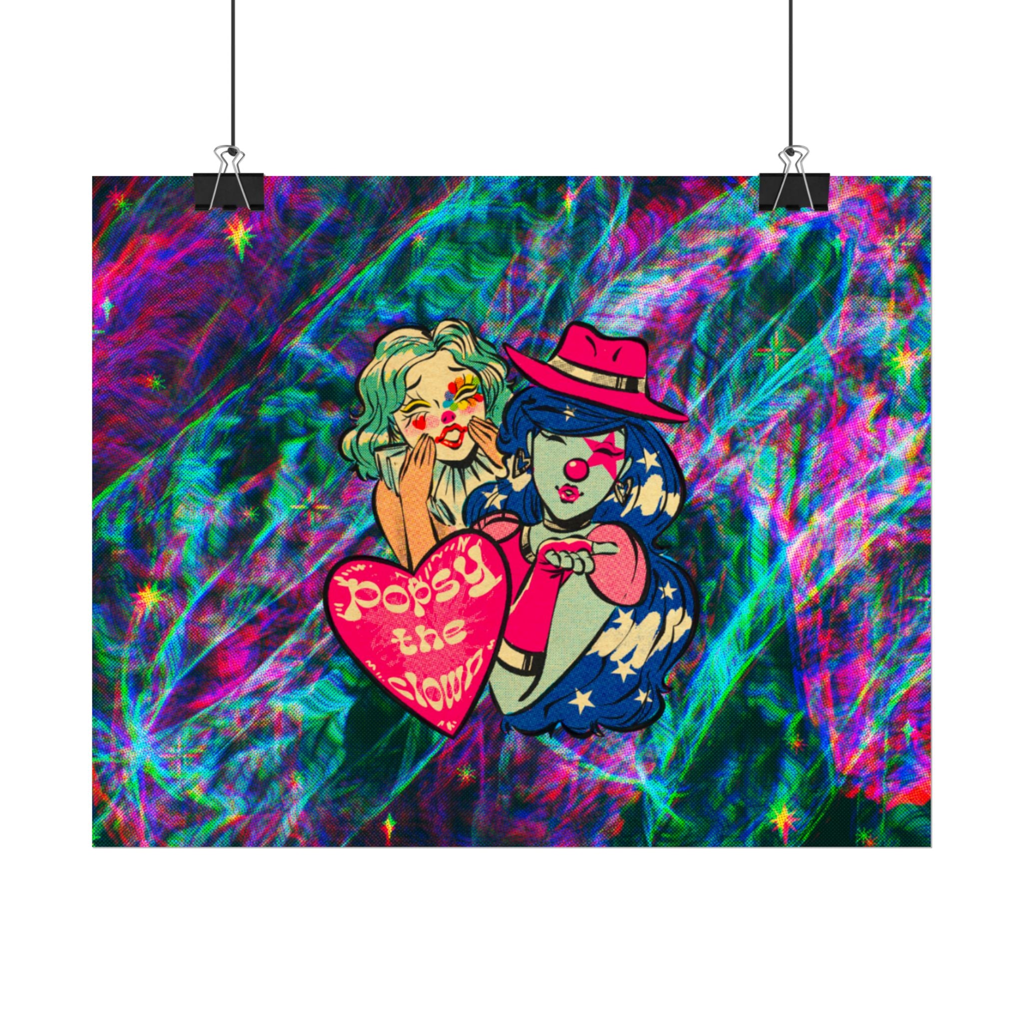 PopsyTheClown "ArtPopsy" Poster