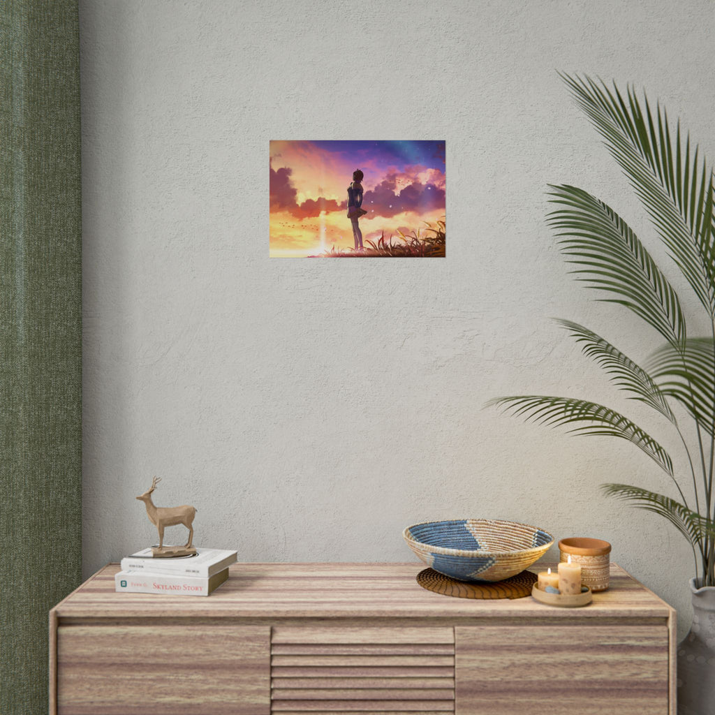LunarNovaa "Petals at Dusk" Poster