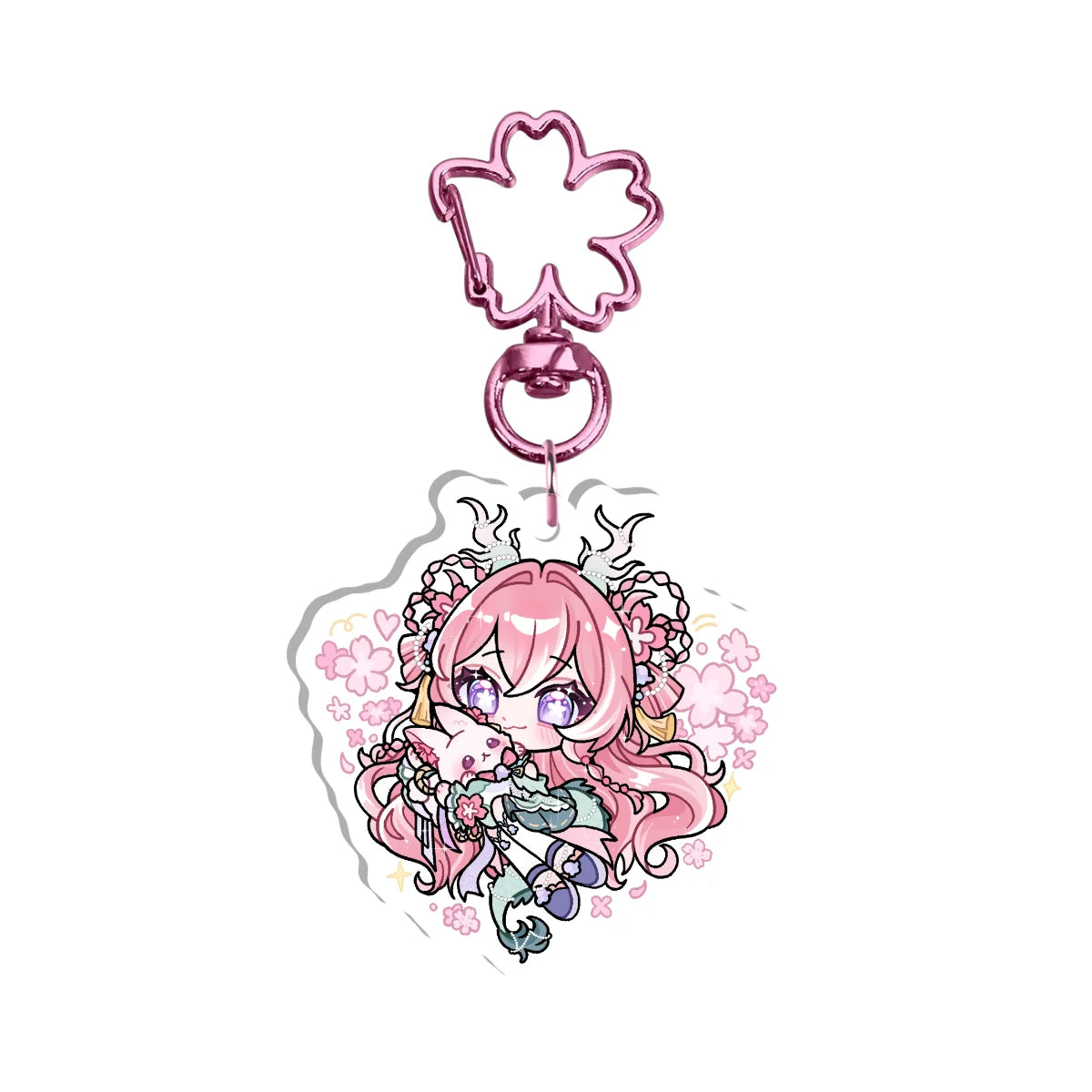 Jumi "Chibi Flowers" Keychain