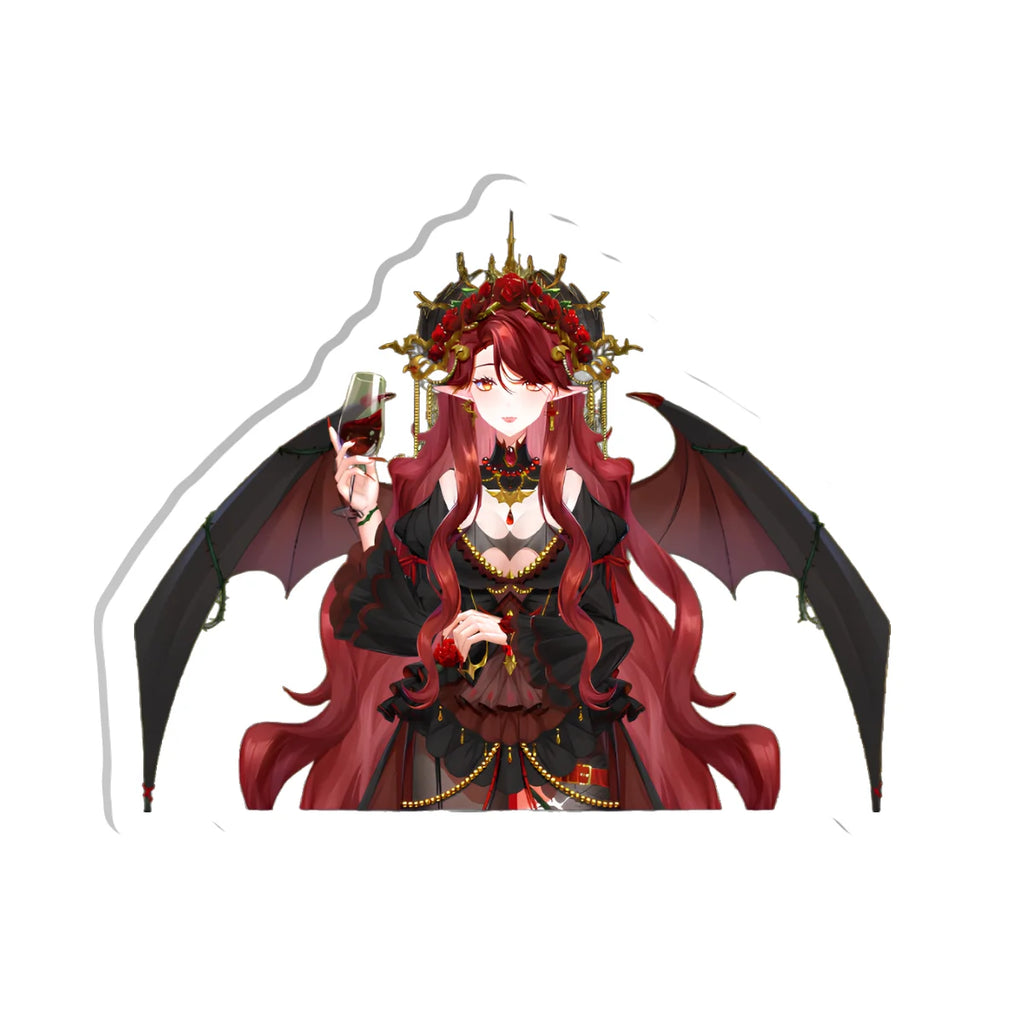 Lady Valantine Acrylic Pin