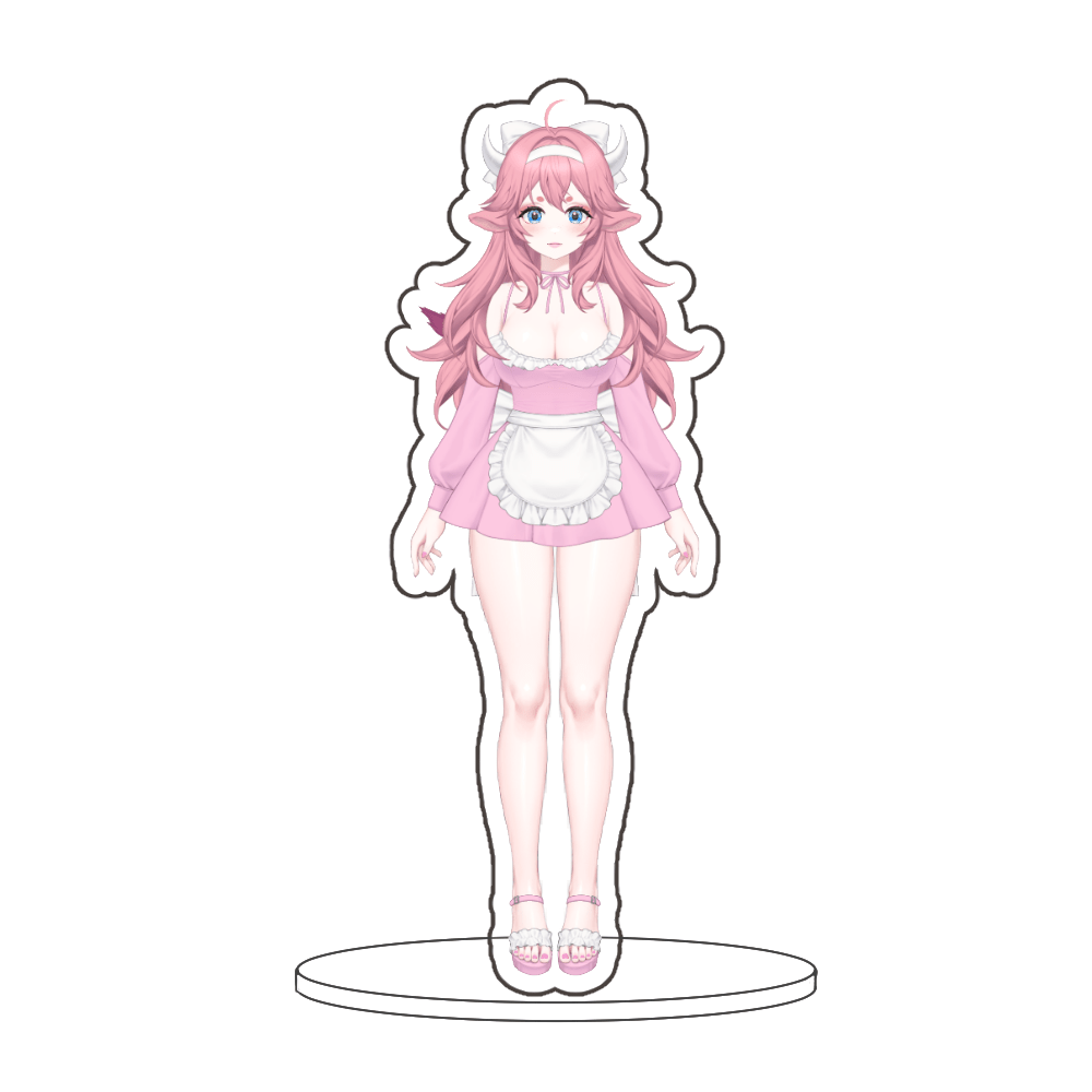 StrawberryMilkMaid "Model" Standee - KatDragonz