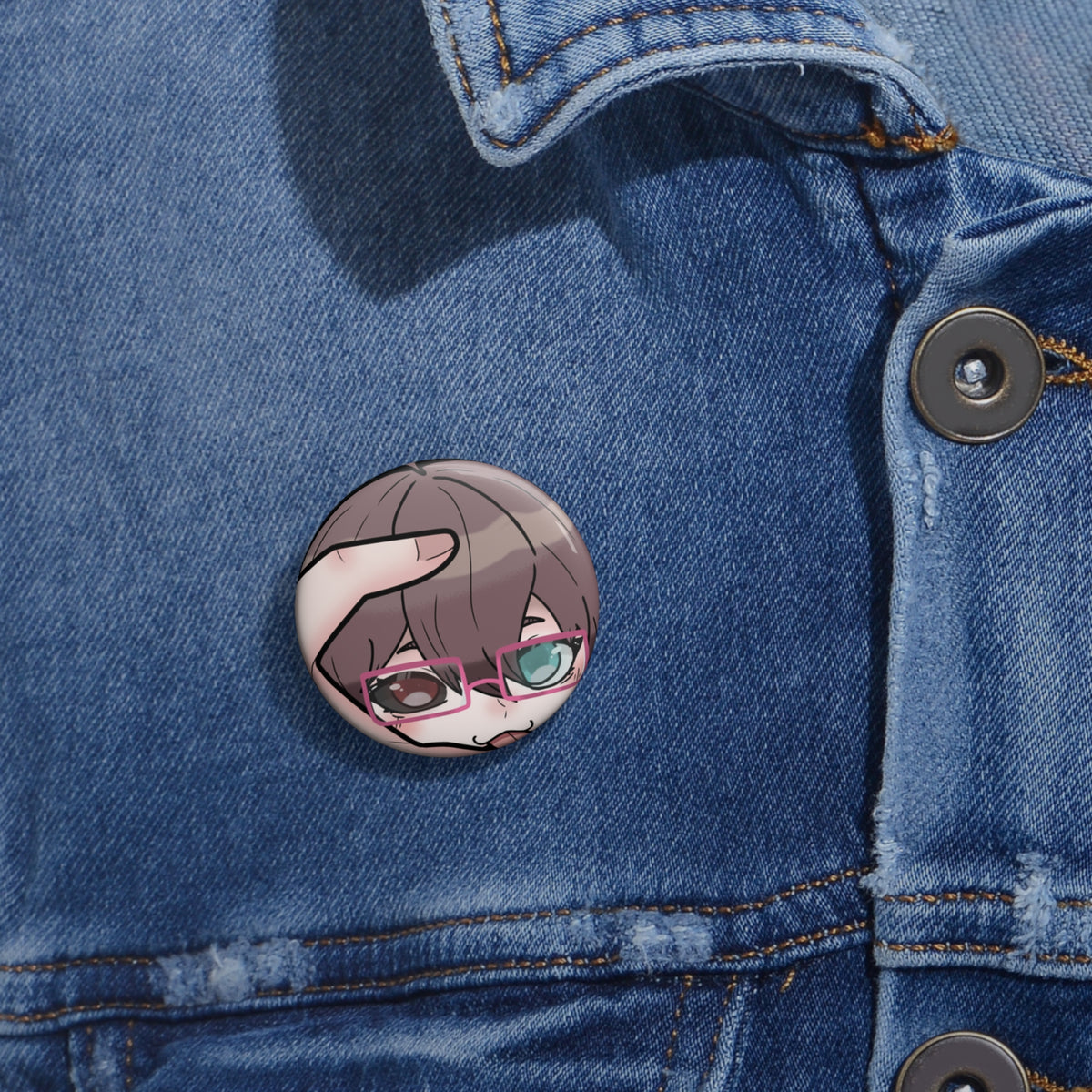 RockLoLove "Tongue Out" Pin Button