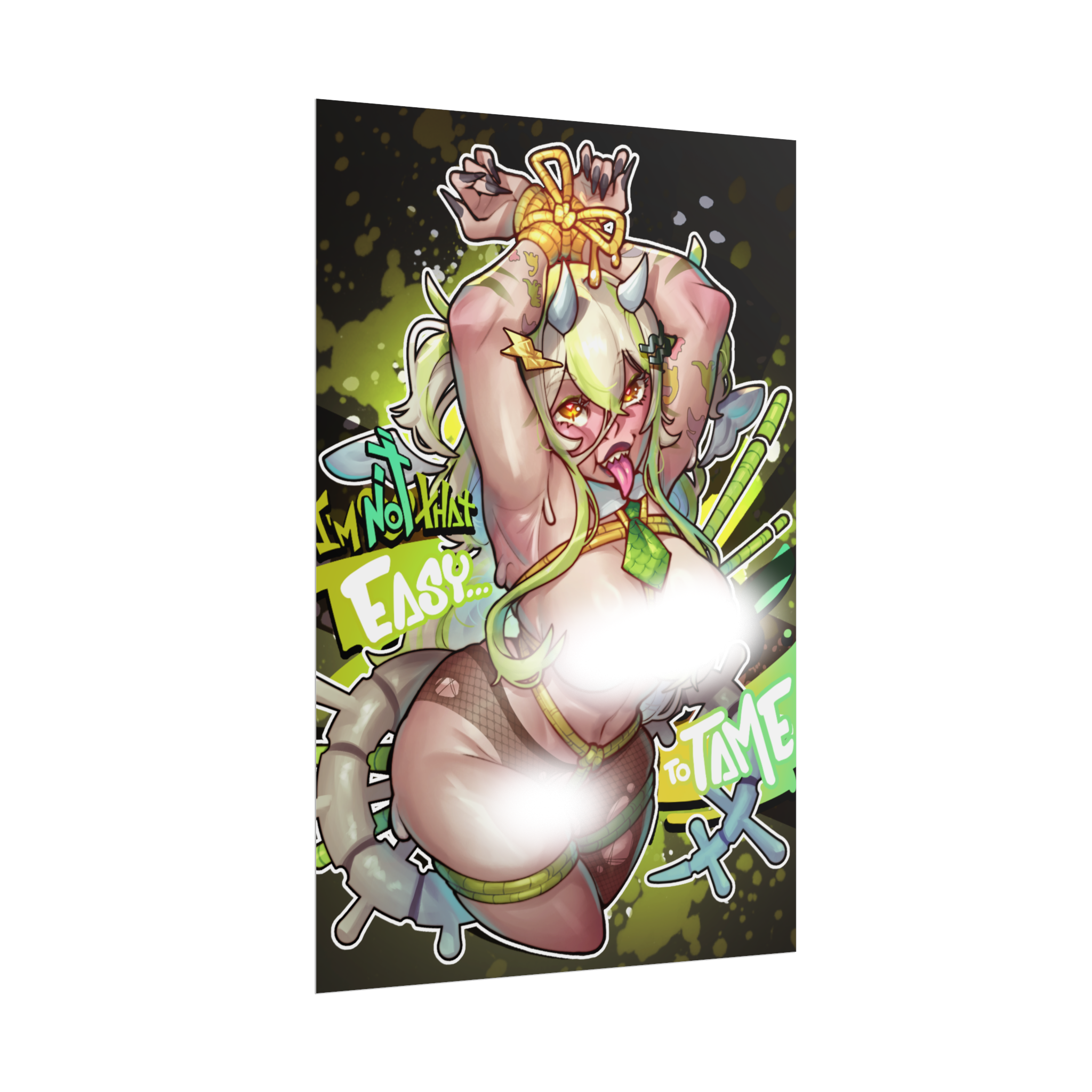 xBloomii "I'm Not That Easy to Tame" Poster