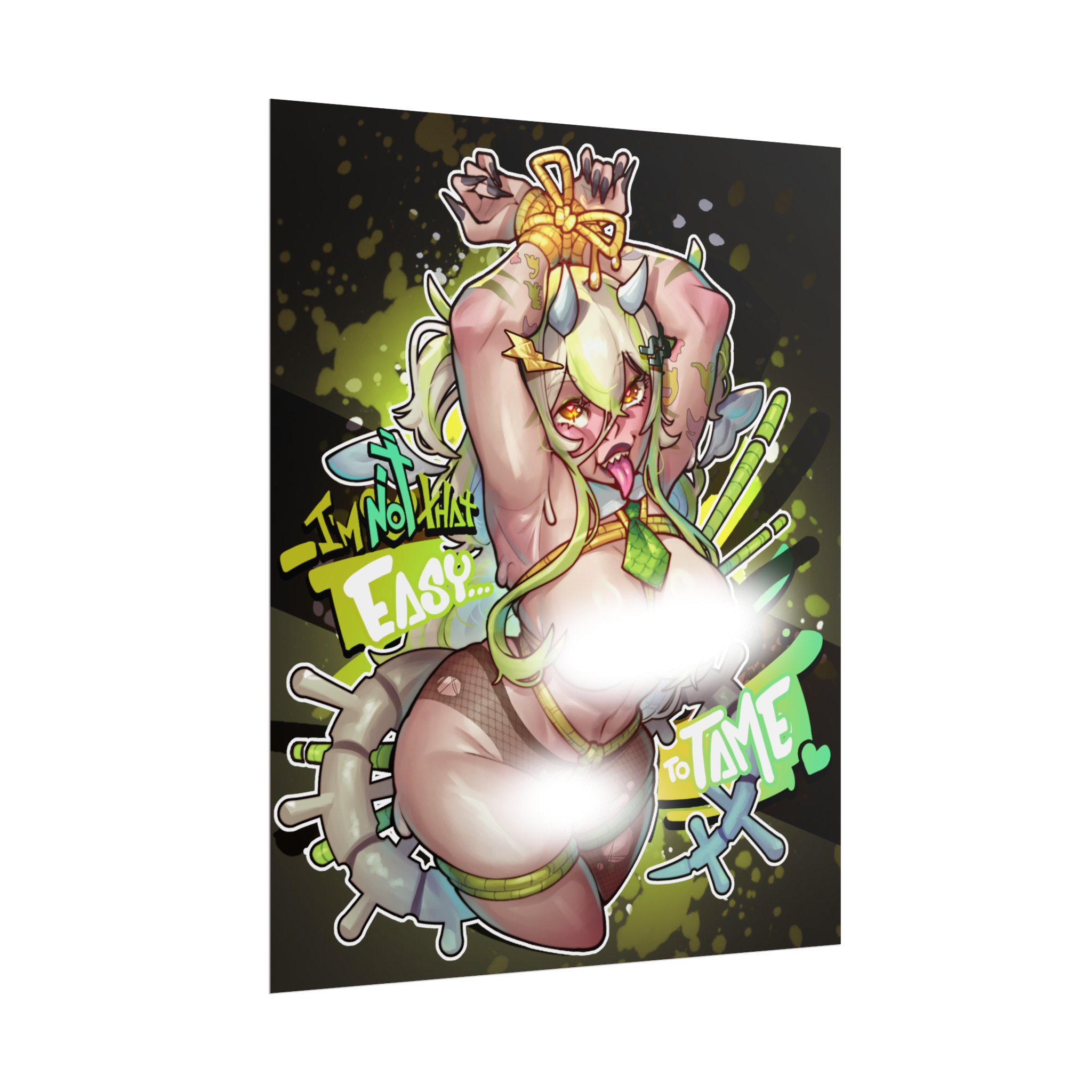 xBloomii "I'm Not That Easy to Tame" Poster