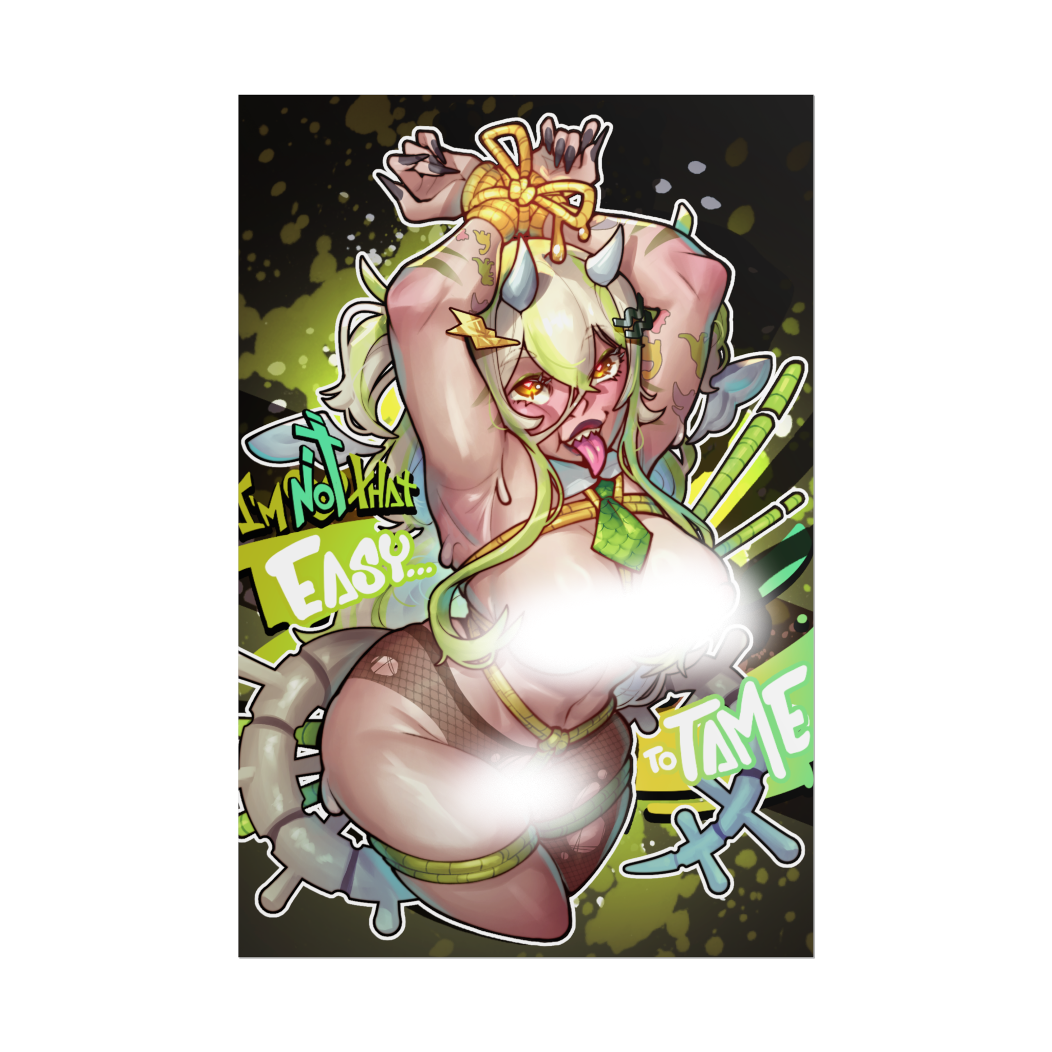 xBloomii "I'm Not That Easy to Tame" Poster