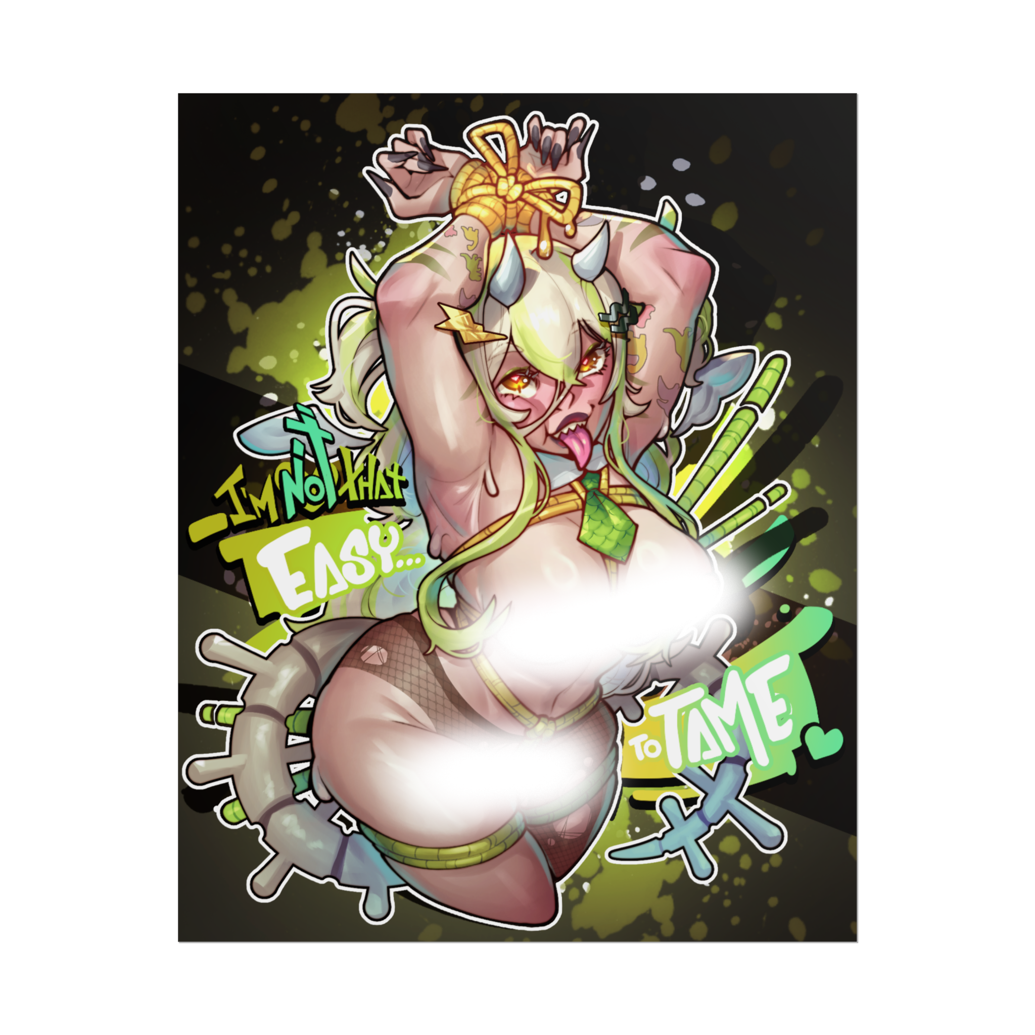 xBloomii "I'm Not That Easy to Tame" Poster