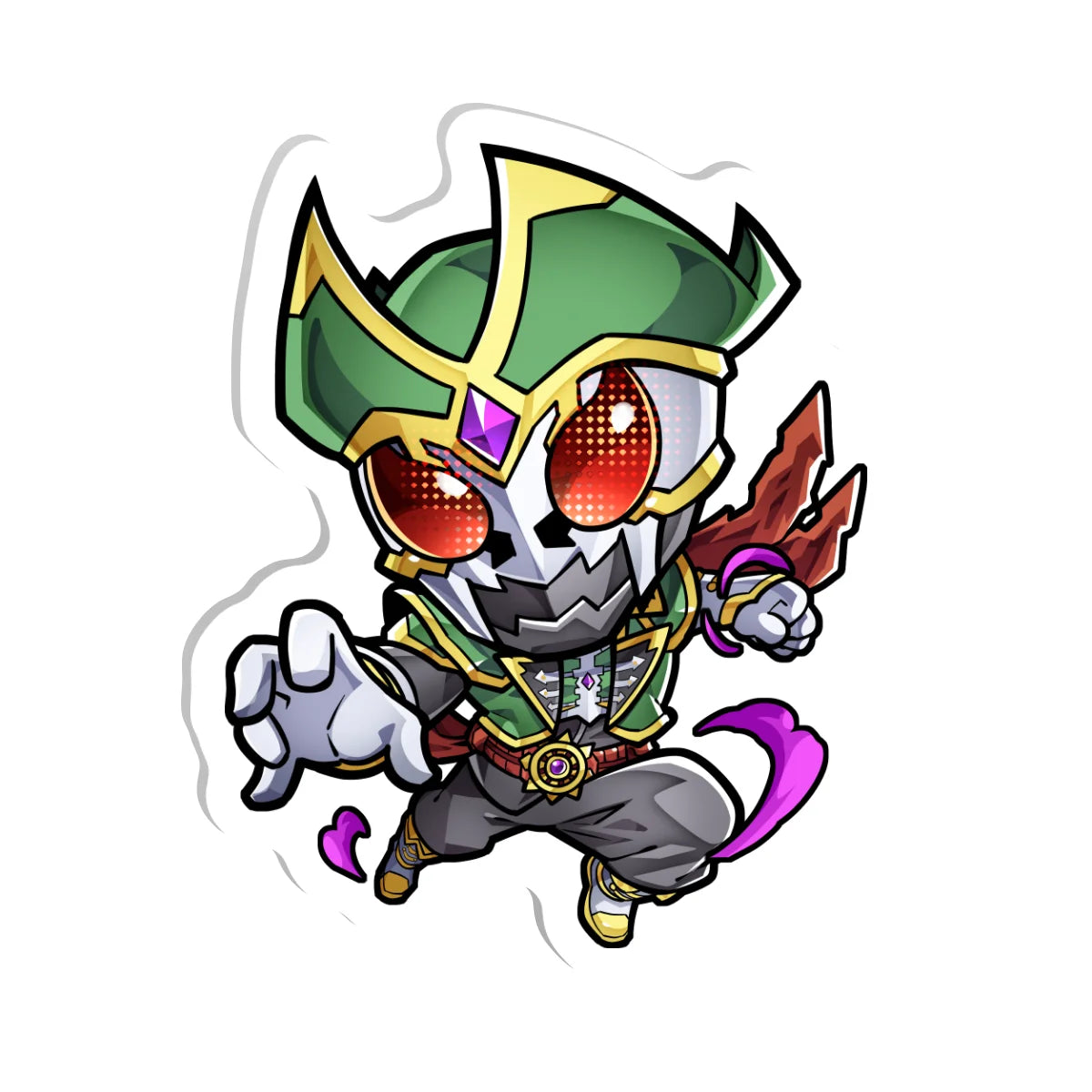 Masked Pirate Geist "Punch Back" Pin