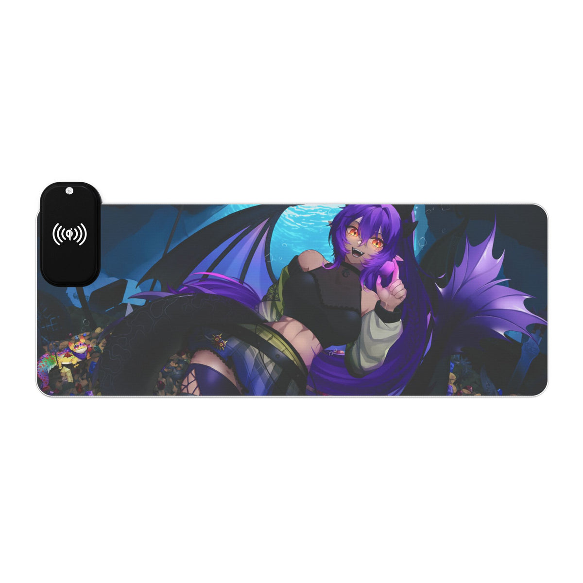 MajoraDragoon LED XL Deskmat w/ Wireless Charging