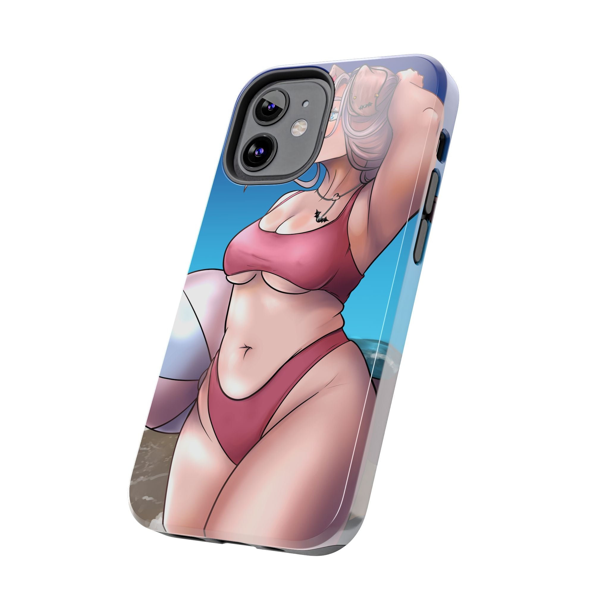 Luna Rainn "Beach Pup" Tough Phone Case