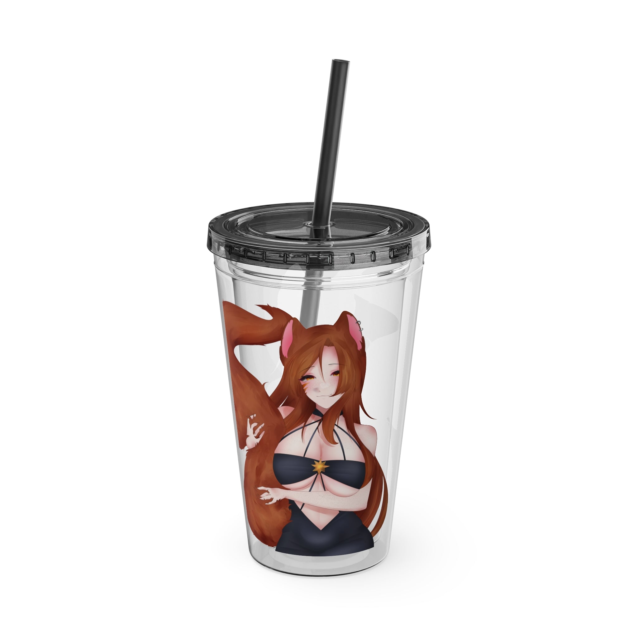 Lady Kiara Rose Acrylic Tumbler