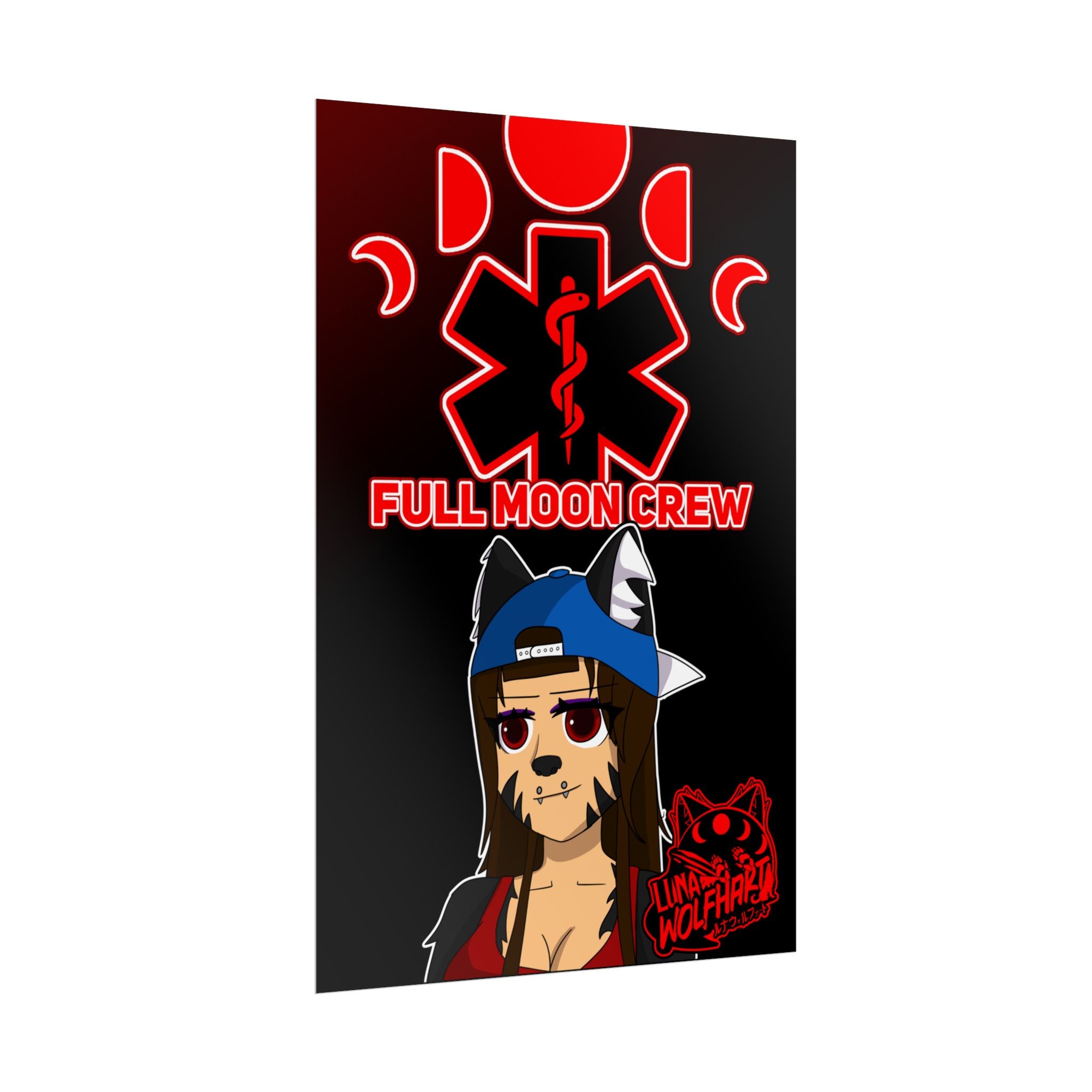LunarLycanthrope "Full Moon Crew" Poster