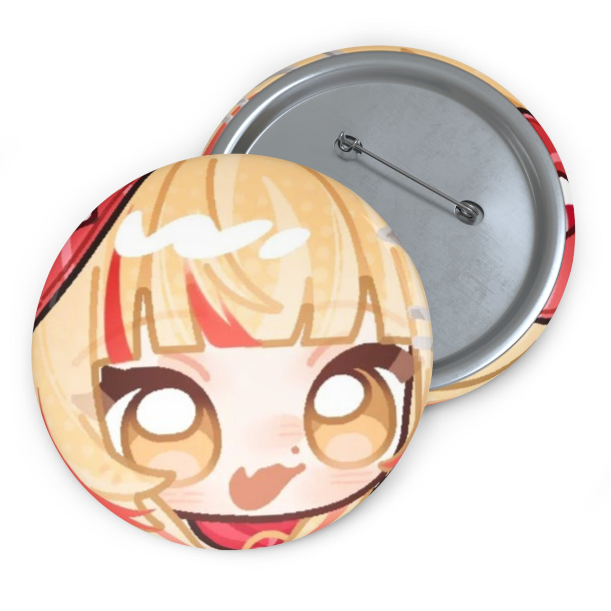 VyliaJesterz "Chibi Face" Button Pin