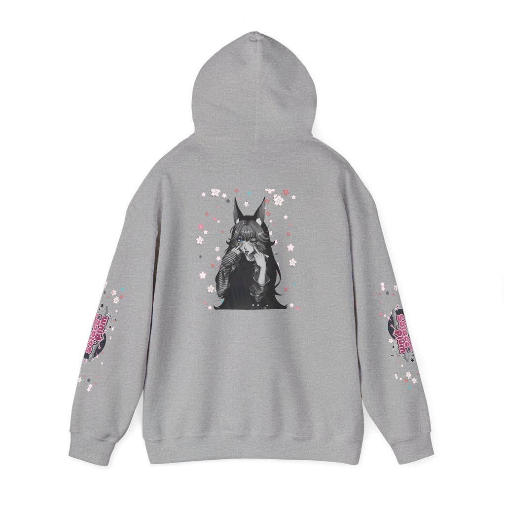 Solace Plum BW "Blep" Designer Hoodie