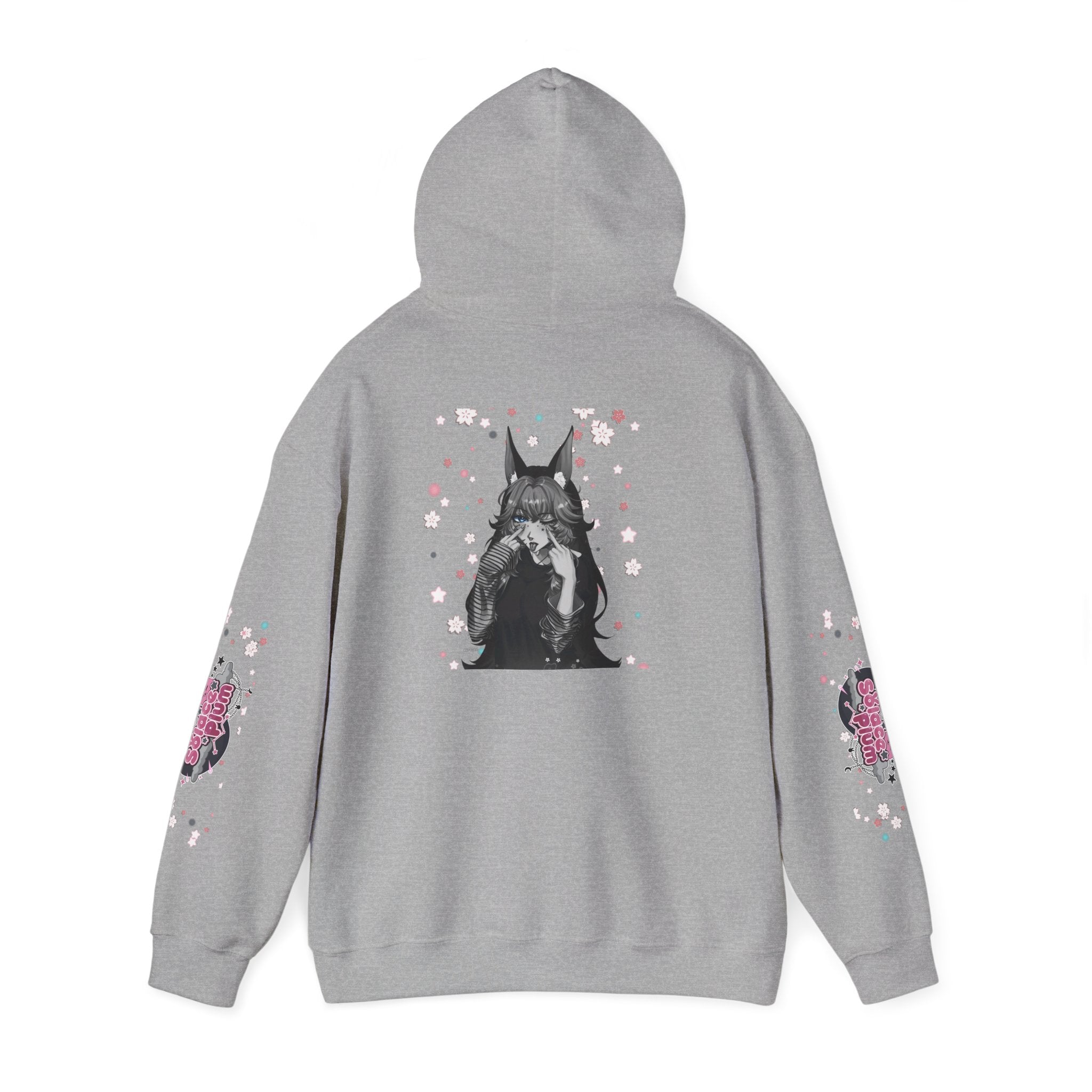 Solace Plum BW "Blep" Designer Hoodie