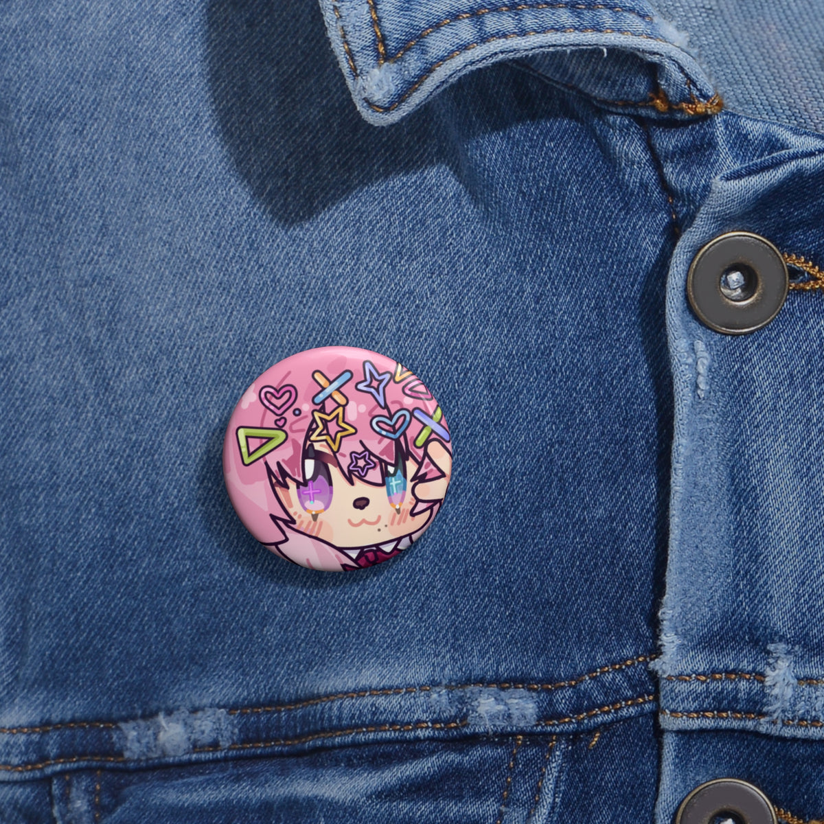 Miaocchi "Say Peace" Pin Button