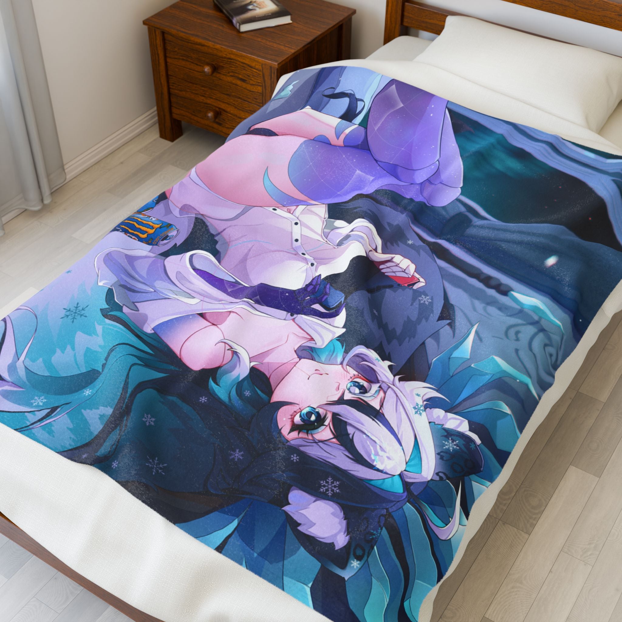 Mimi "Cozy Gaming" Plush Blanket