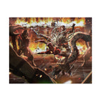 yukurivt "Fighting Village" Poster - KatDragonz