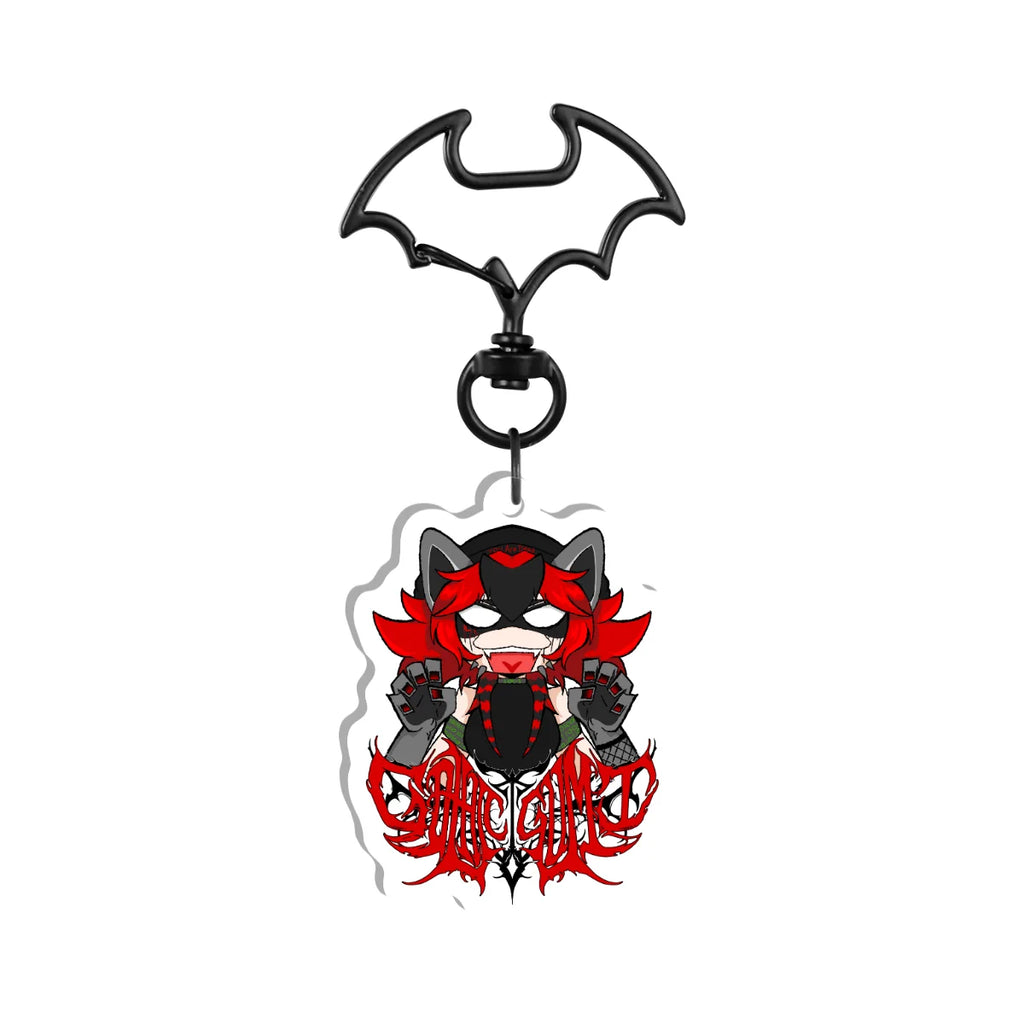 Gothic Gumi "Rawr" Keychain