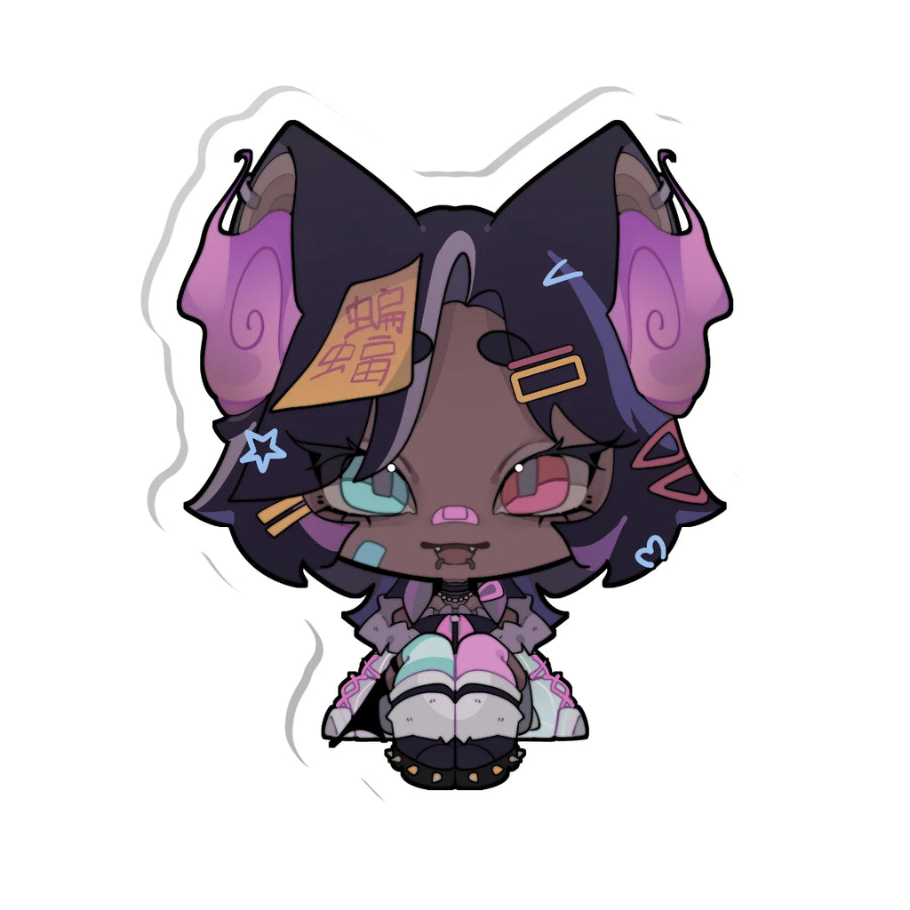 Azura Grimrose "Chibi" Front-Side Holographic Pin