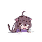 Stripy Luna "Anguish" Sticker