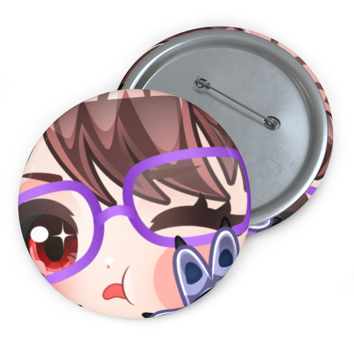 RockLoLove "Pressed Against" Pin Button
