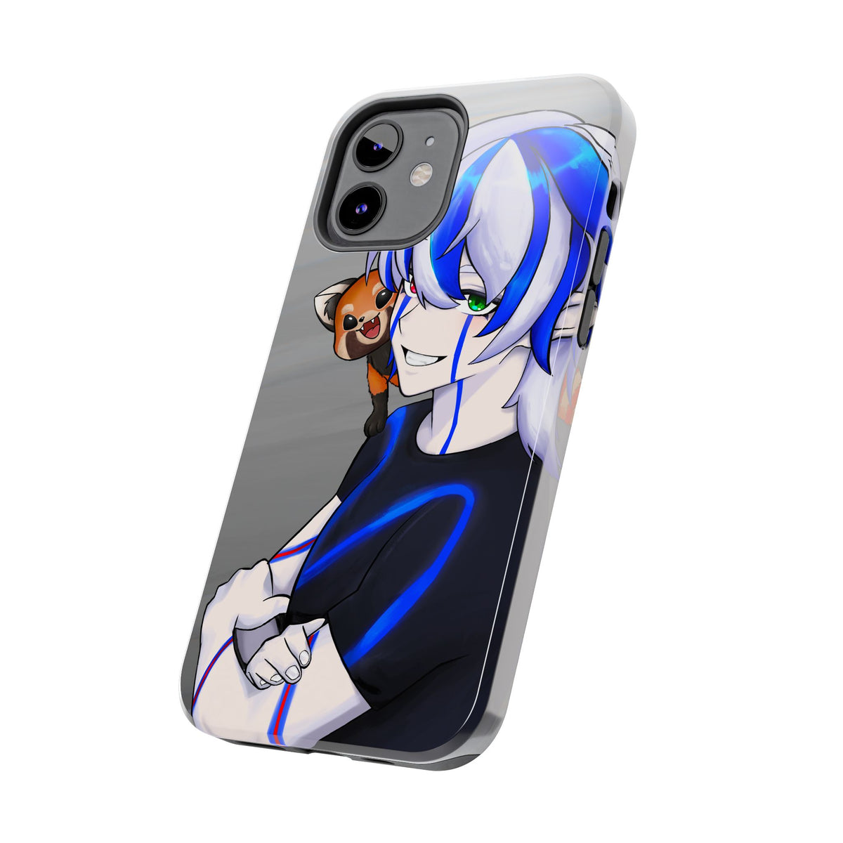Ray Xash "Red Panda Companion" Phone Case