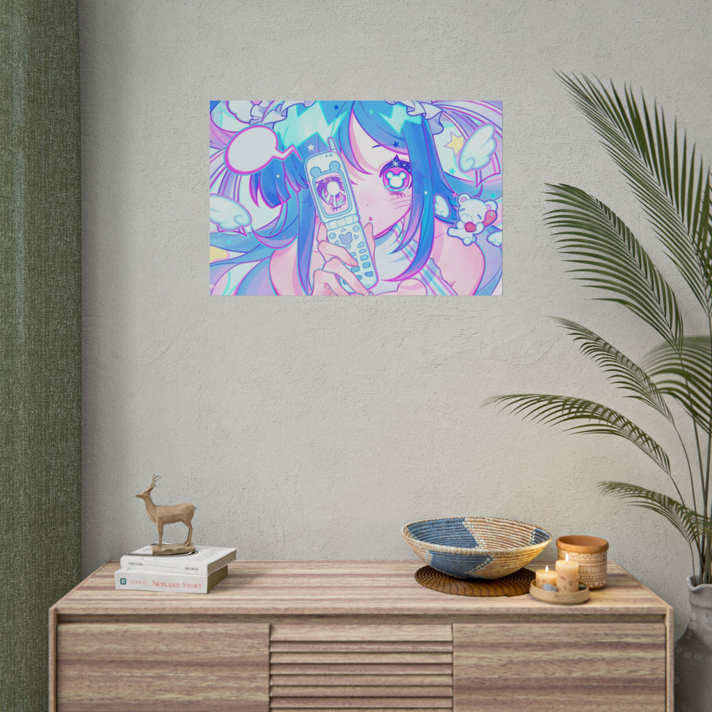 bearwithchloee "Cellphone Glance" Poster