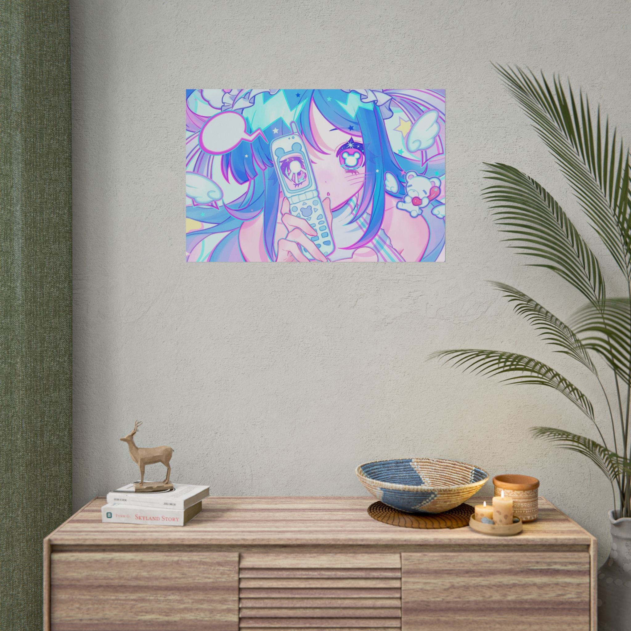 bearwithchloee "Cellphone Glance" Poster