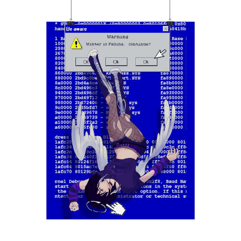 winteris2tired "winteris404'd" Poster