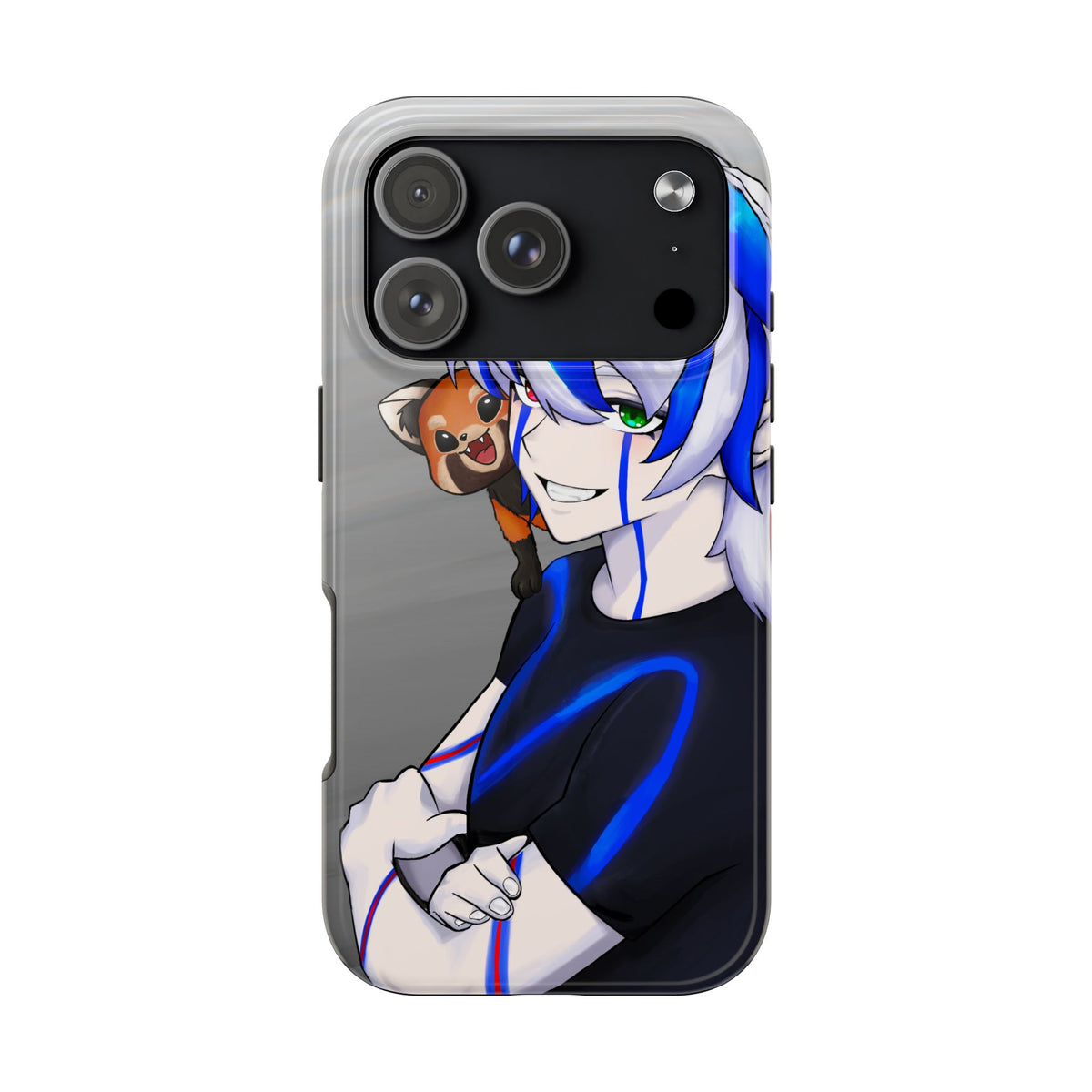 Ray Xash "Red Panda Companion" Phone Case