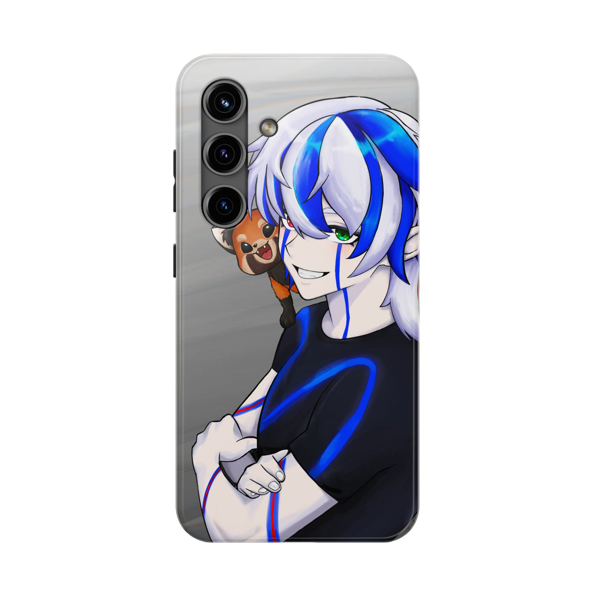 Ray Xash "Red Panda Companion" Phone Case