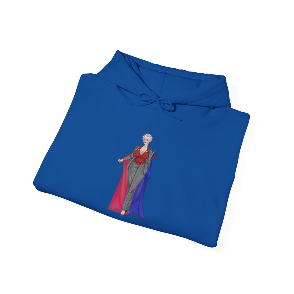 BasicallyVal "Red and Blue" Hoodie