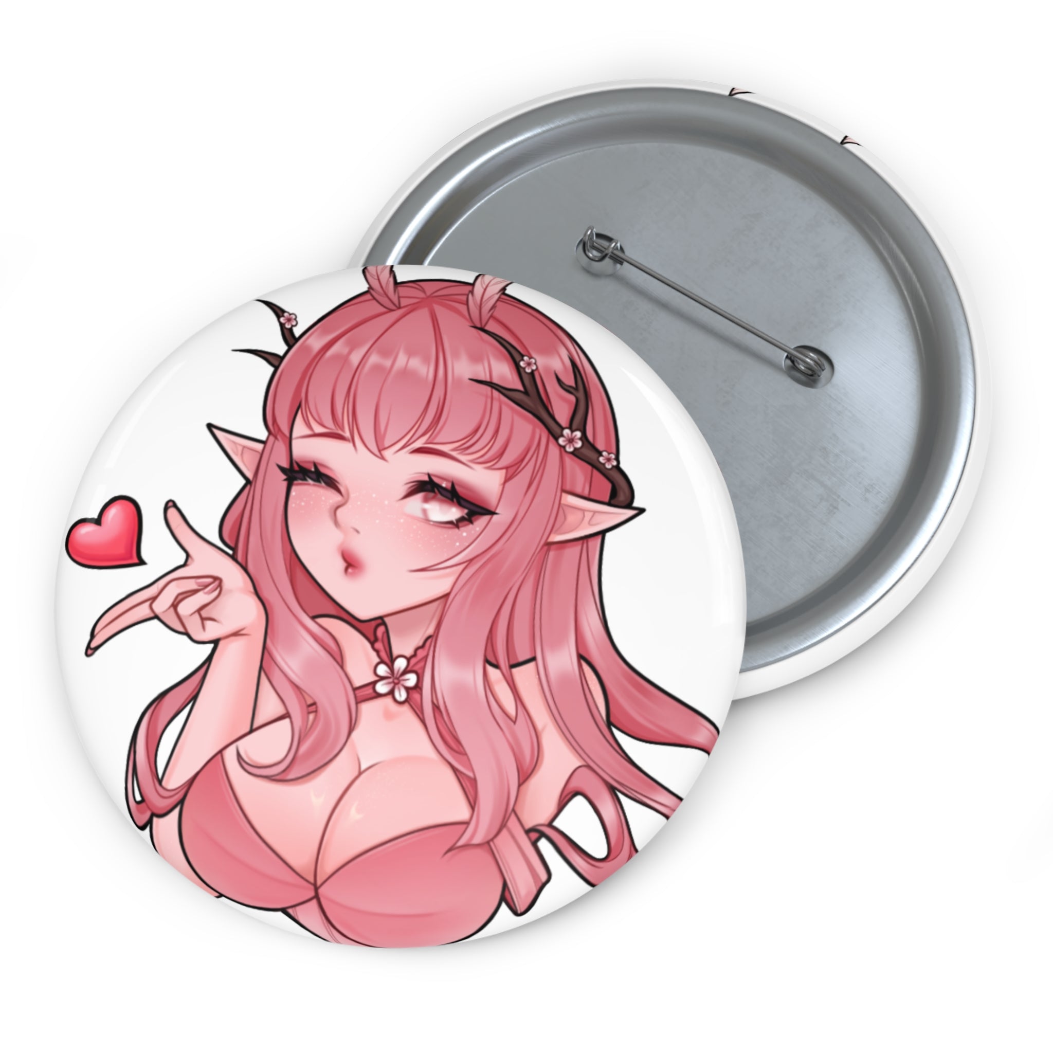 PrimRosalie "Chu~" Button Pin