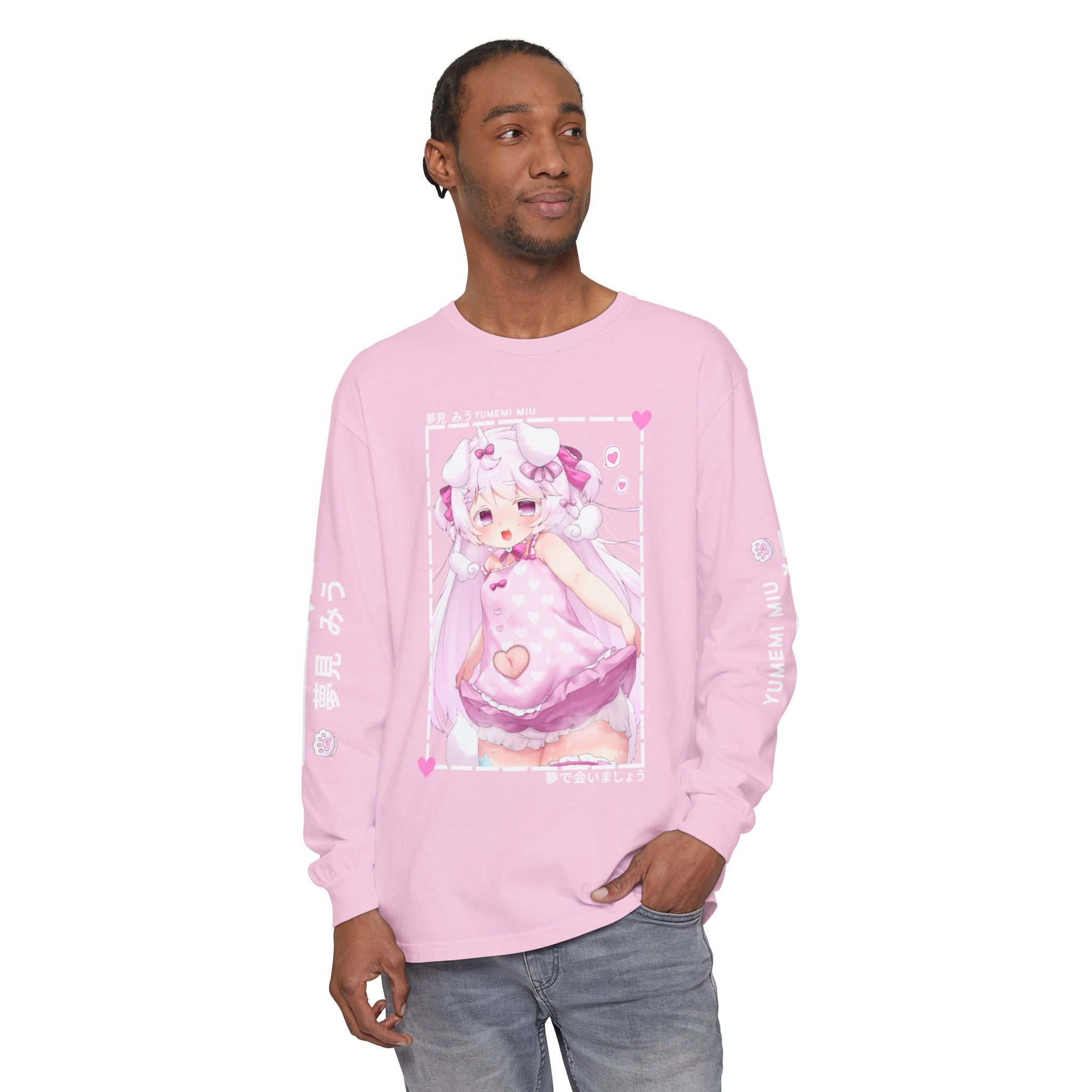 Pink Yumemi Miu Designer Sweatshirt