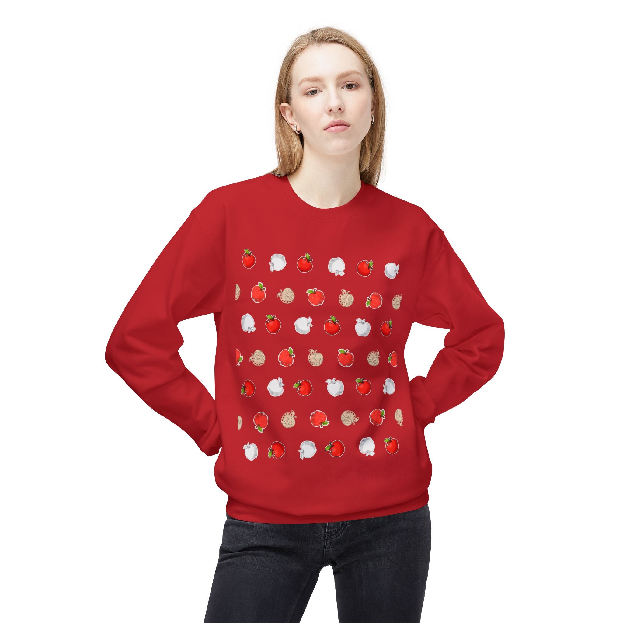 Doodled Apple Sweatshirt