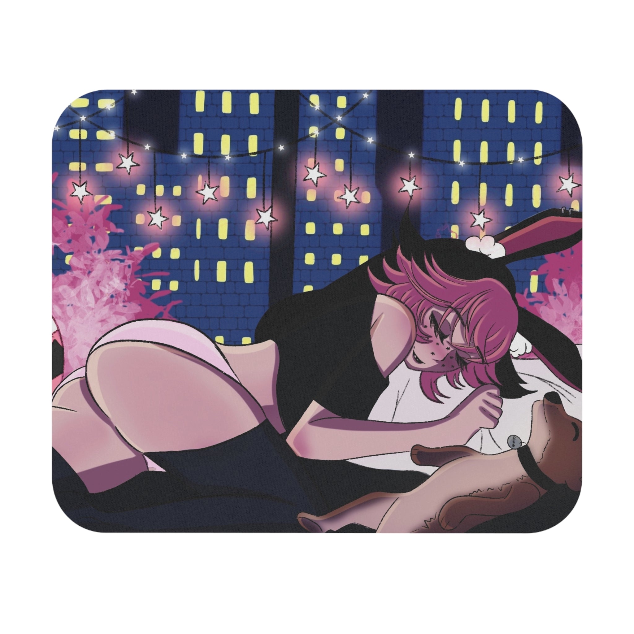 Solace Plum Sleeping Mousepad