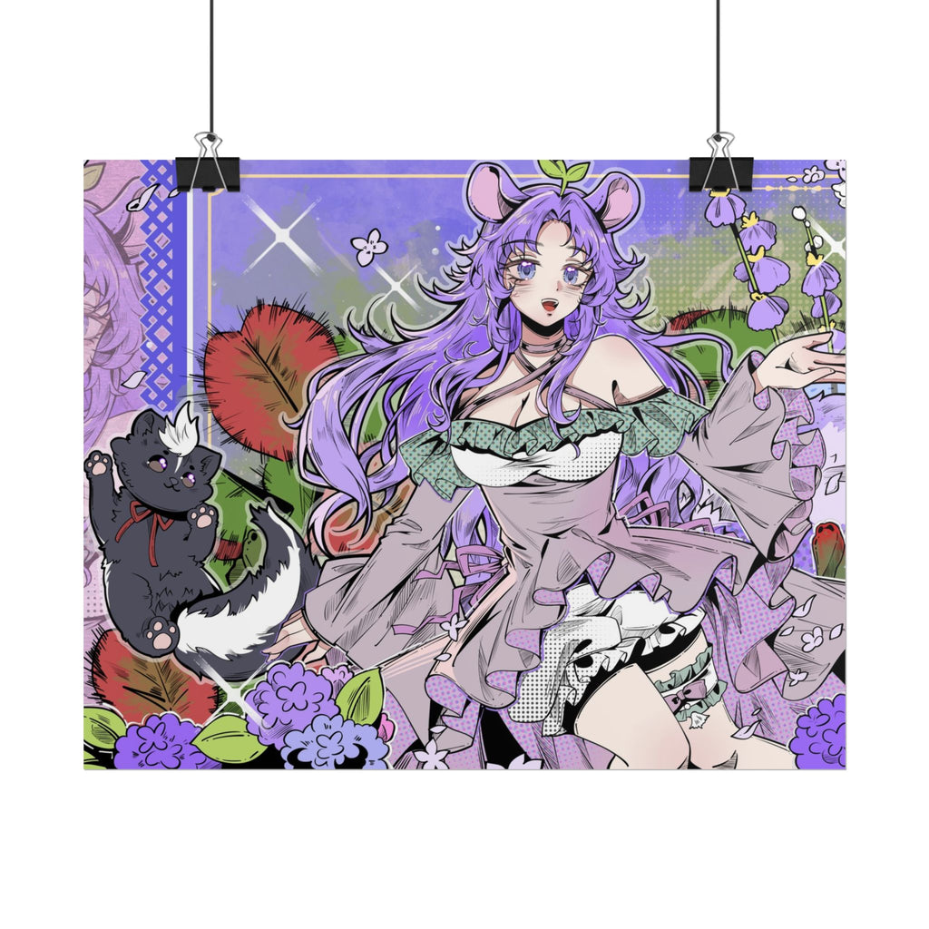 VerbenaVT "Stylized Garden" Poster