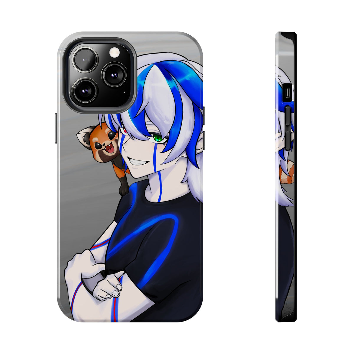 Ray Xash "Red Panda Companion" Phone Case