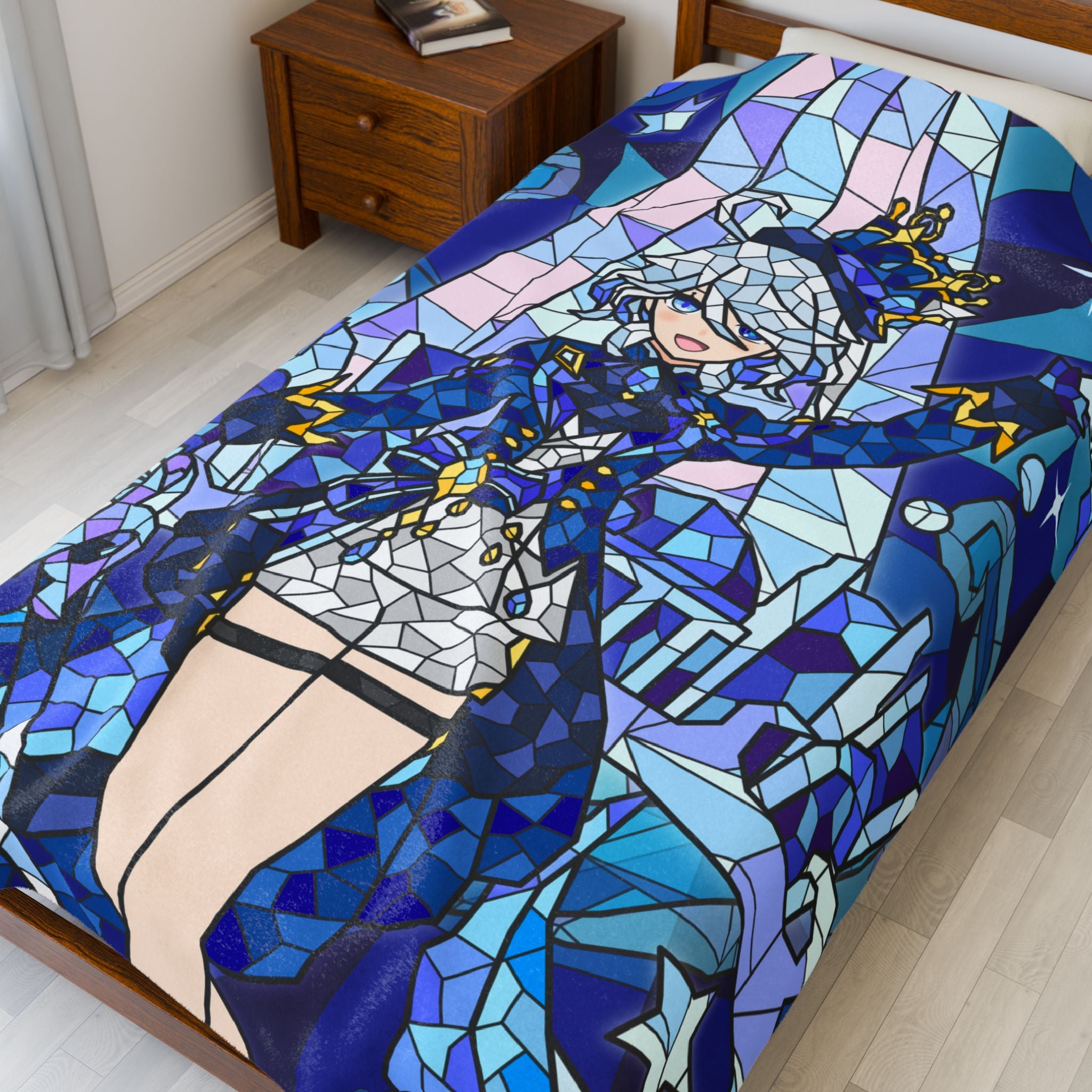 Furina Plush Throw Blanket