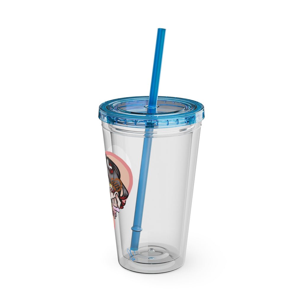 Vatsun Kabuki "Hearts~" Acrylic Tumbler